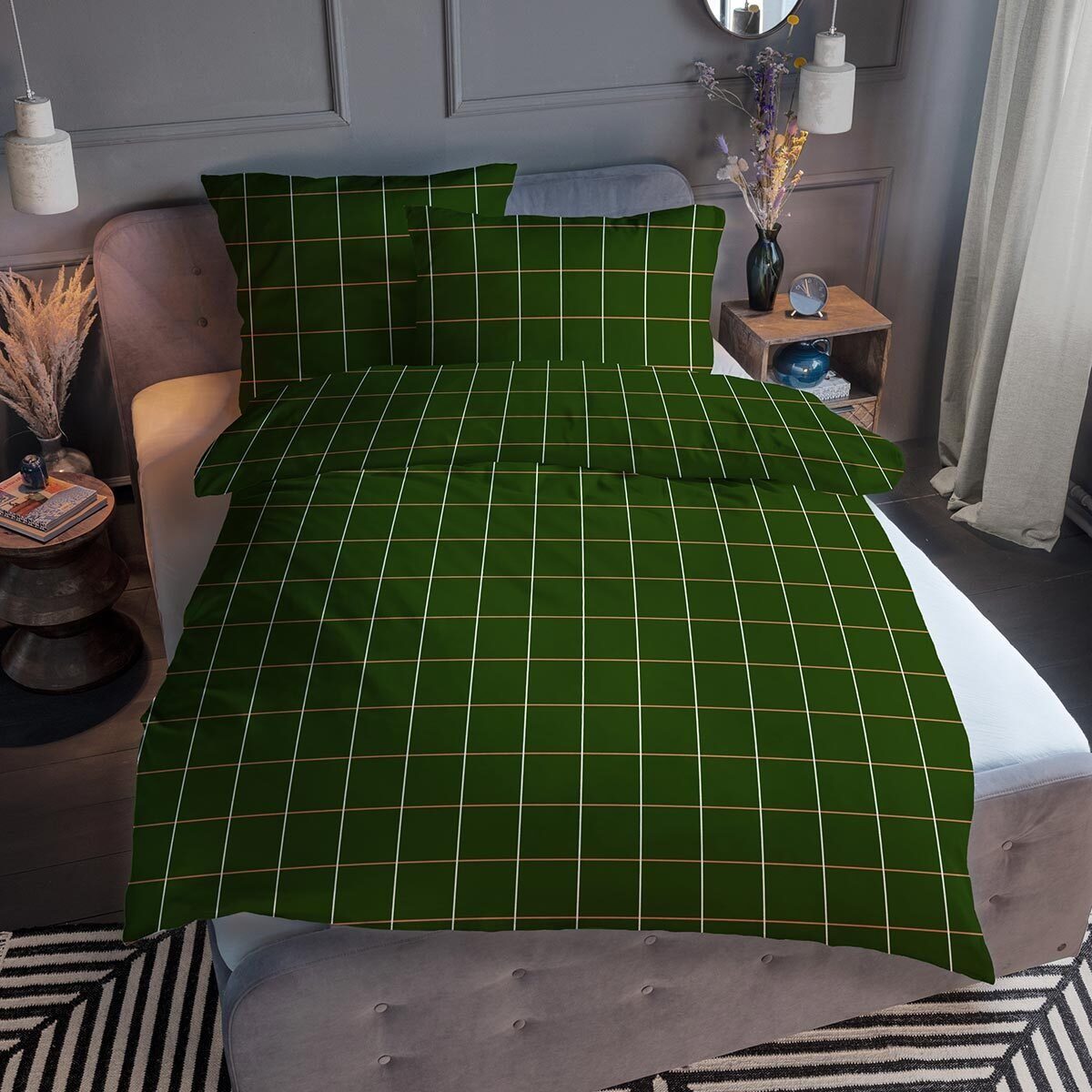 Bettwäsche, TOM TAILOR, Flanell, 3 teilig, Waschen bis 60 Grad