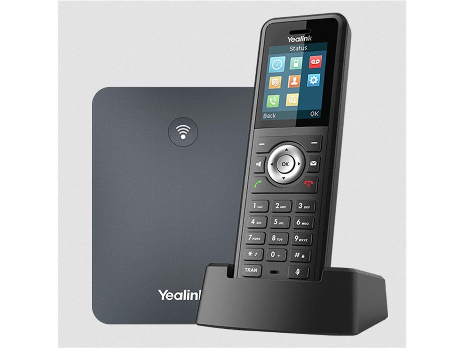 (Basis und Yealink DECT YEALINK W79P W59R) Festnetztelefon Telefon W70B