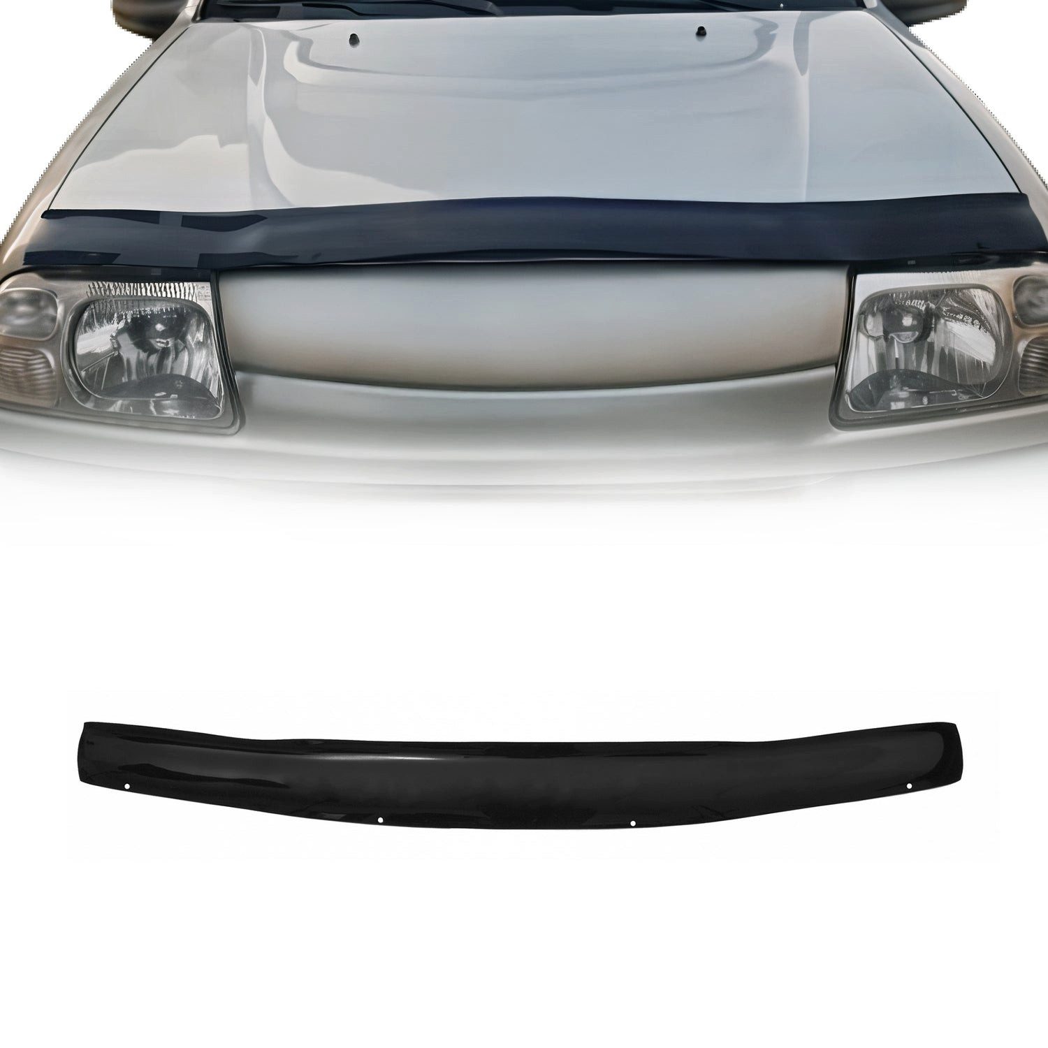 OMAC Lüftungsgitter Motorhaube Deflektor schutz für Suzuki Grand Vitara 1998-2005 Dunkel (1 St), Luftabweiser, Abweiser, Schneeschutz, Langlebig,Einfache Montage