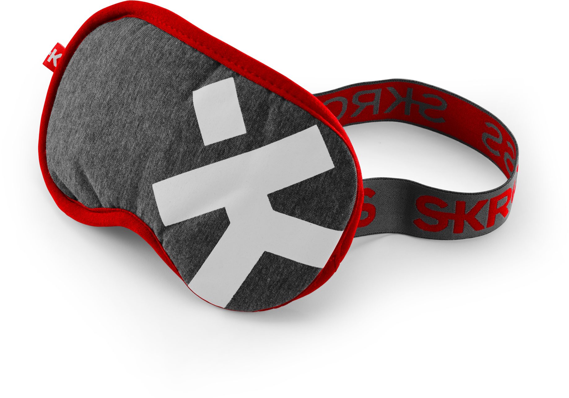 SKROSS Schlafmaske Sleep Mask Dark Grey, supersoften Deluxe-Schlafmaske