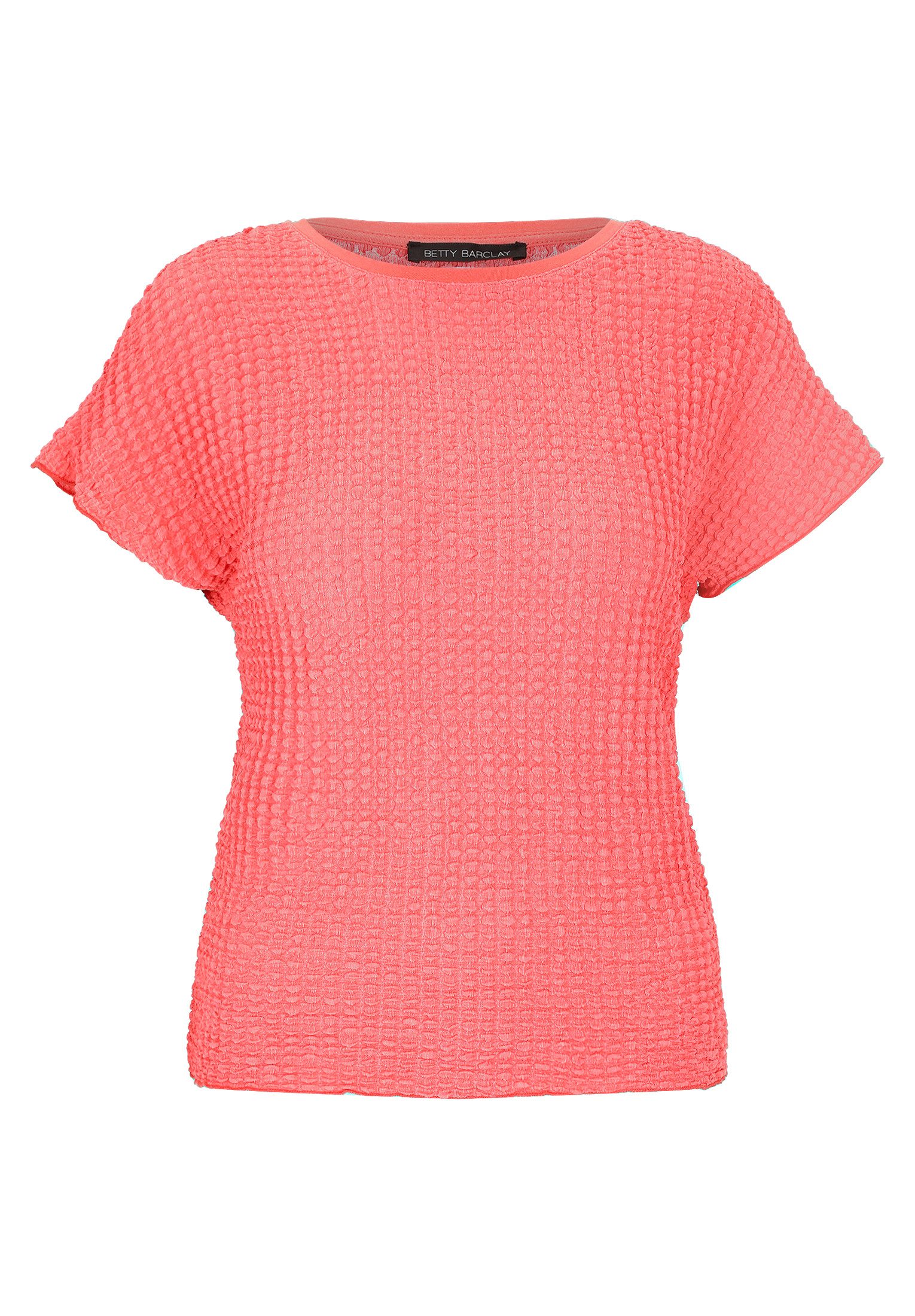Betty Barclay Kurzarmshirt "Damen Strukturshirt mit U-Boot-Ausschnitt" 1 St günstig online kaufen