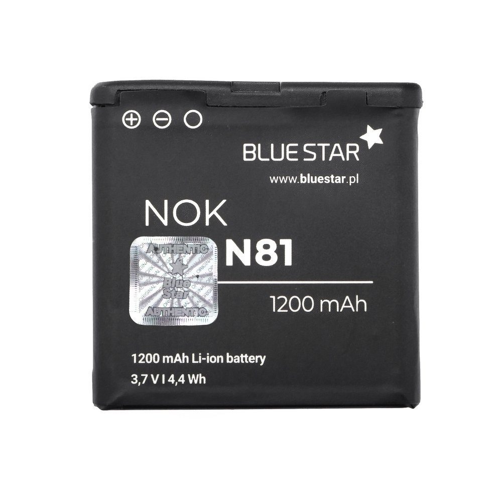 BlueStar Bluestar N81 GB 8 Smartphone-Akku BP-6MT Akku / Accu Ersatz kompatibel N81 Nokia mit BL-6MT