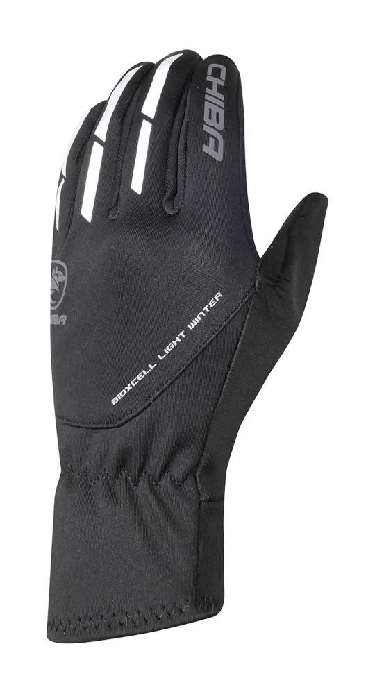 Fahrradhandschuhe CHIBA BioXCell Light Winter - Radhandschuhe S schwarz, Softshell, BioX