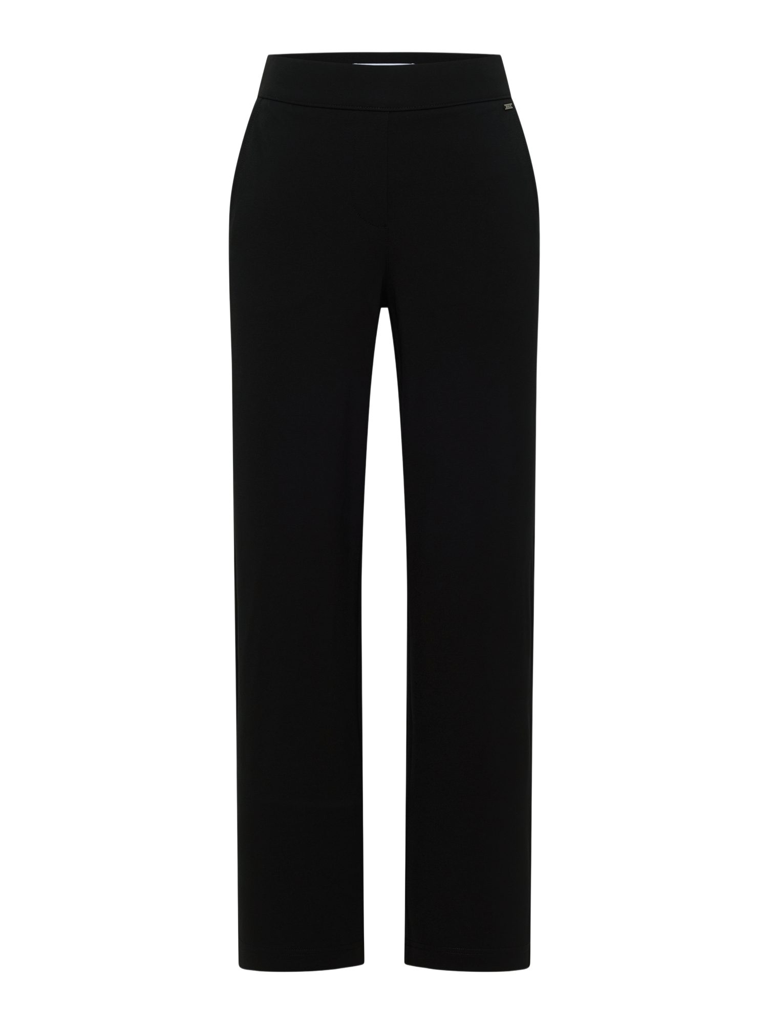 CECIL Stoffhose schwarz,Casual,Viskose,Unifarben,Loose Fit,Hoch