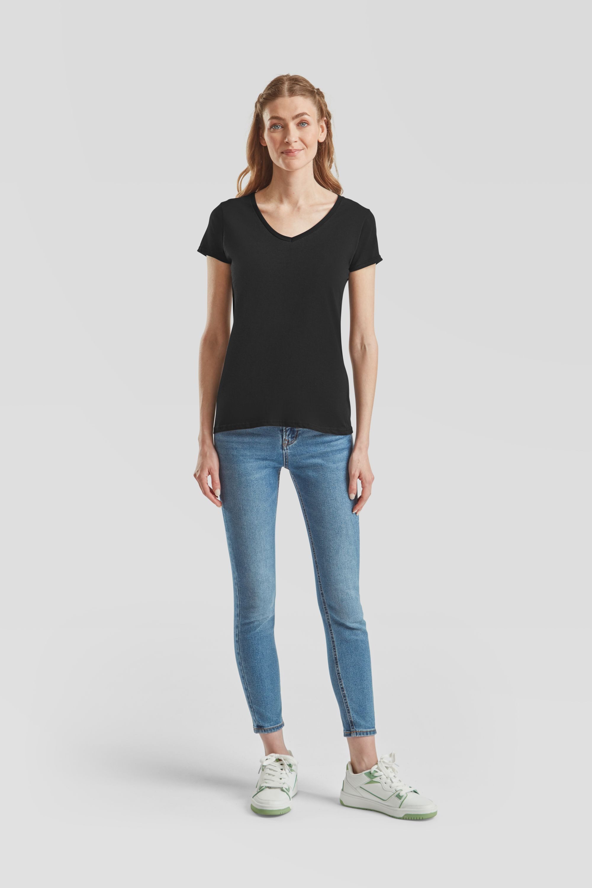 Fruit of the Loom V-Shirt Ladies Iconic 150 V-Neck T-Shirt