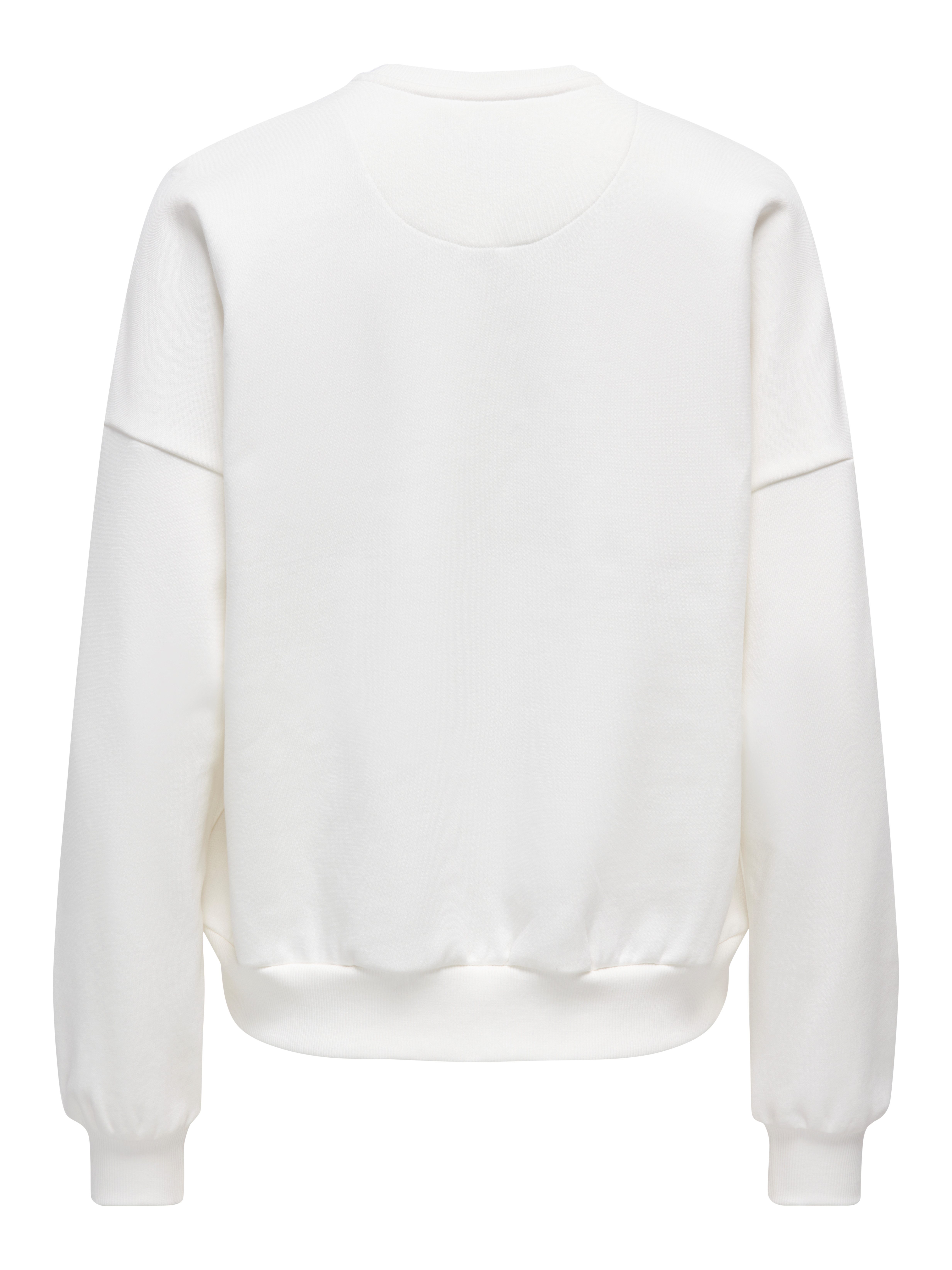 ONLY Sweatshirt ONLTAMMIE L/S LEO PRINT O-NECK SWT Baumwollmischung, regular fit