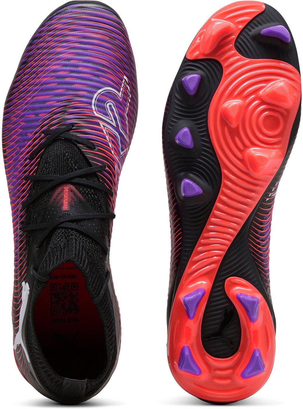 PUMA FUTURE 8 PRO FG/AG PUMA BLACK-PUMA WHITE-GLOWING RED Fußballschuh günstig online kaufen