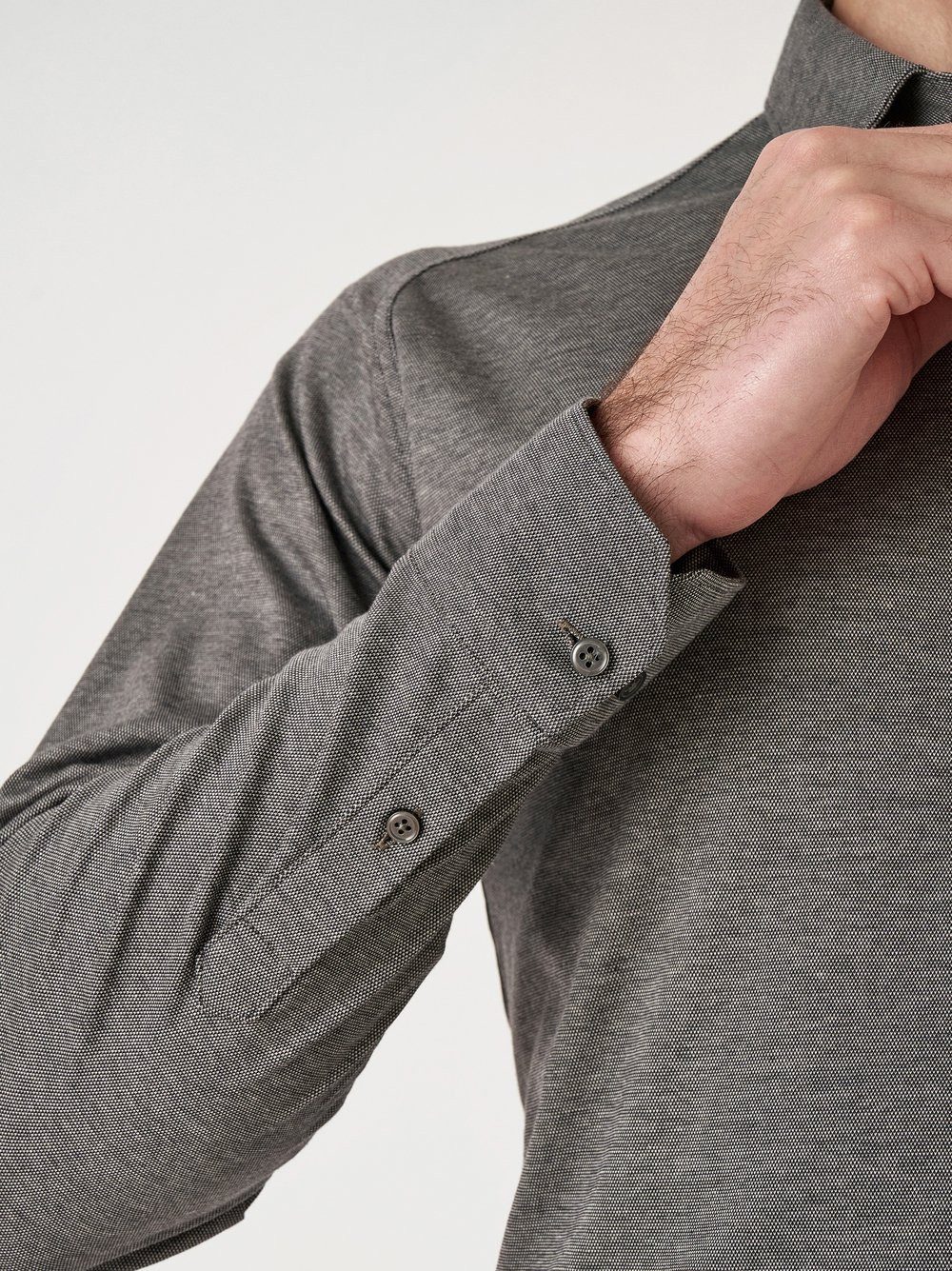 DESOTO Langarmhemd Jerseyhemd Casual Kent