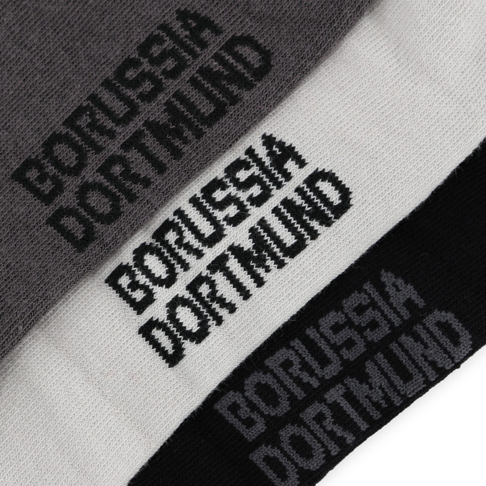 BVB Freizeitsocken BVB 3er Socken Geschenkset (3-Paar)