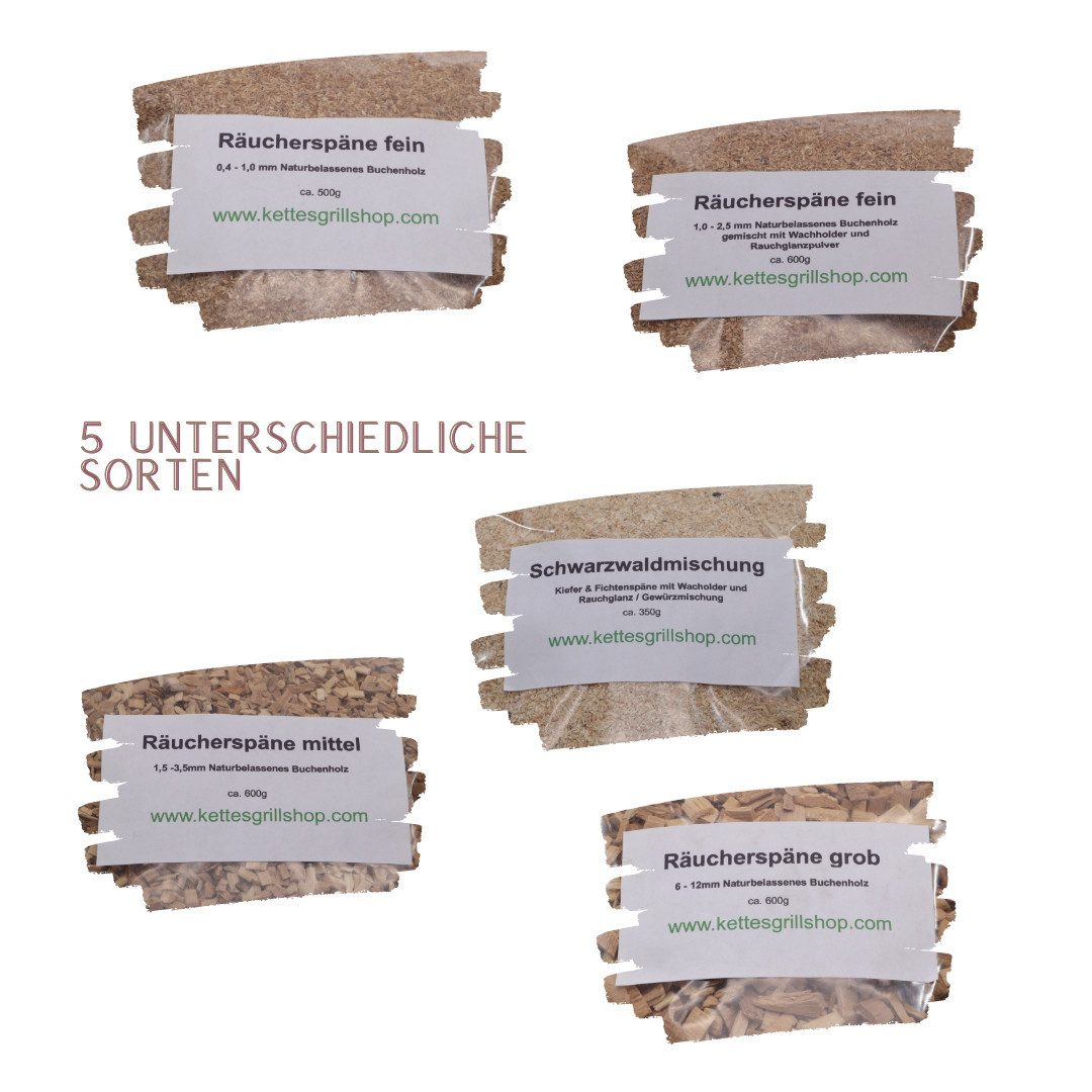 Kette´s Grillzubehör Räucherspäne Räucherspäne Buche/Fichte/Tanne / Schwarz günstig online kaufen