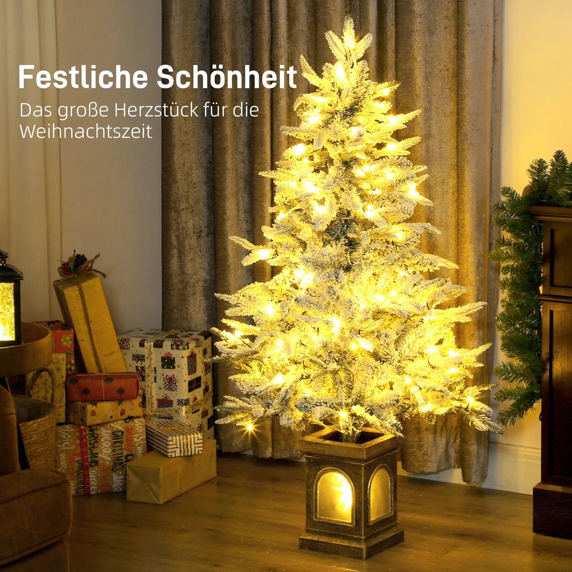 BlingBin Künstlicher Weihnachtsbaum Weihnachtsbaum künstlich 120 cm Christb günstig online kaufen