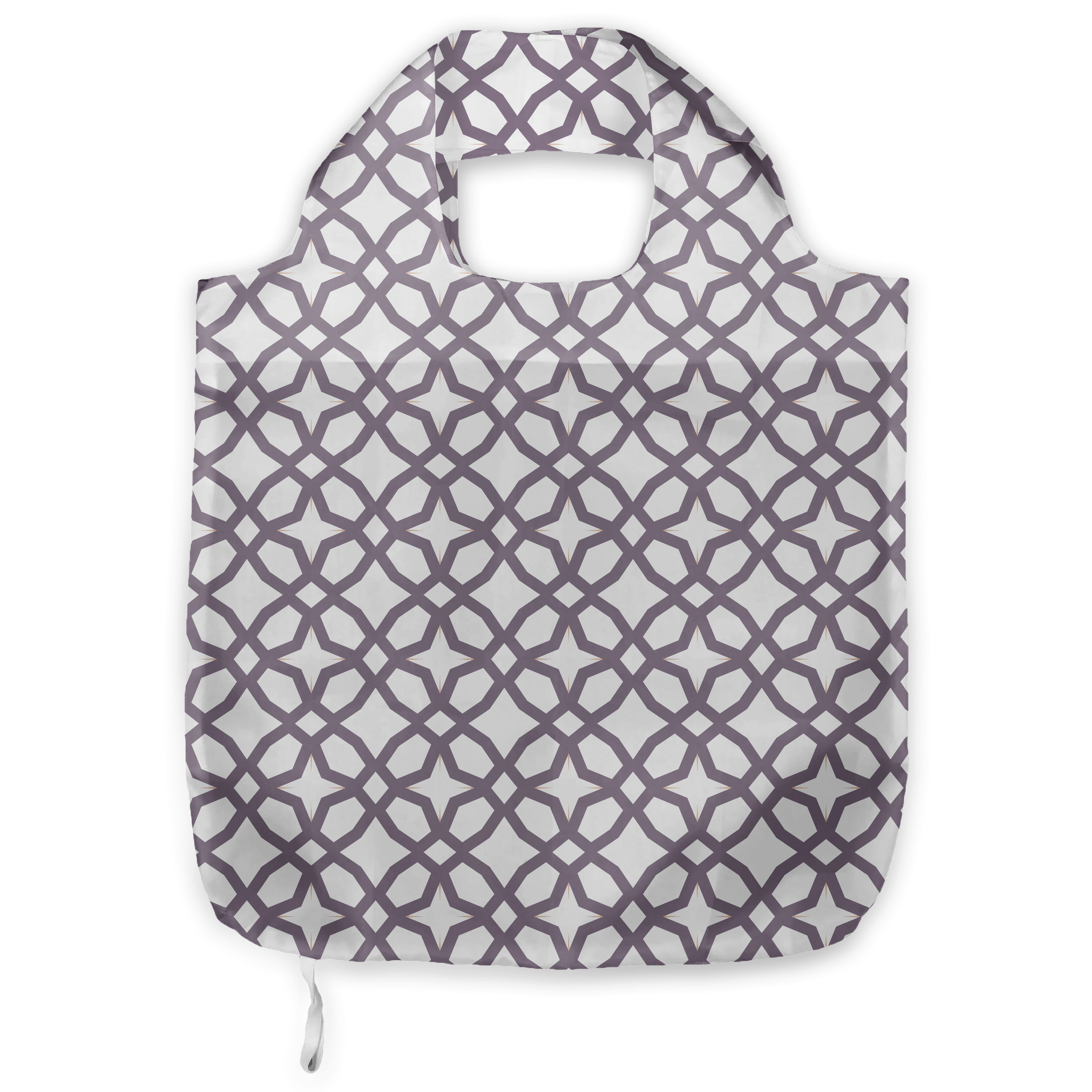 Abakuhaus Tragetasche Praktische Einkaufstaschen Umweltfreundliche Wiederverwendbare, geometrisch Monochrome Sterne Form