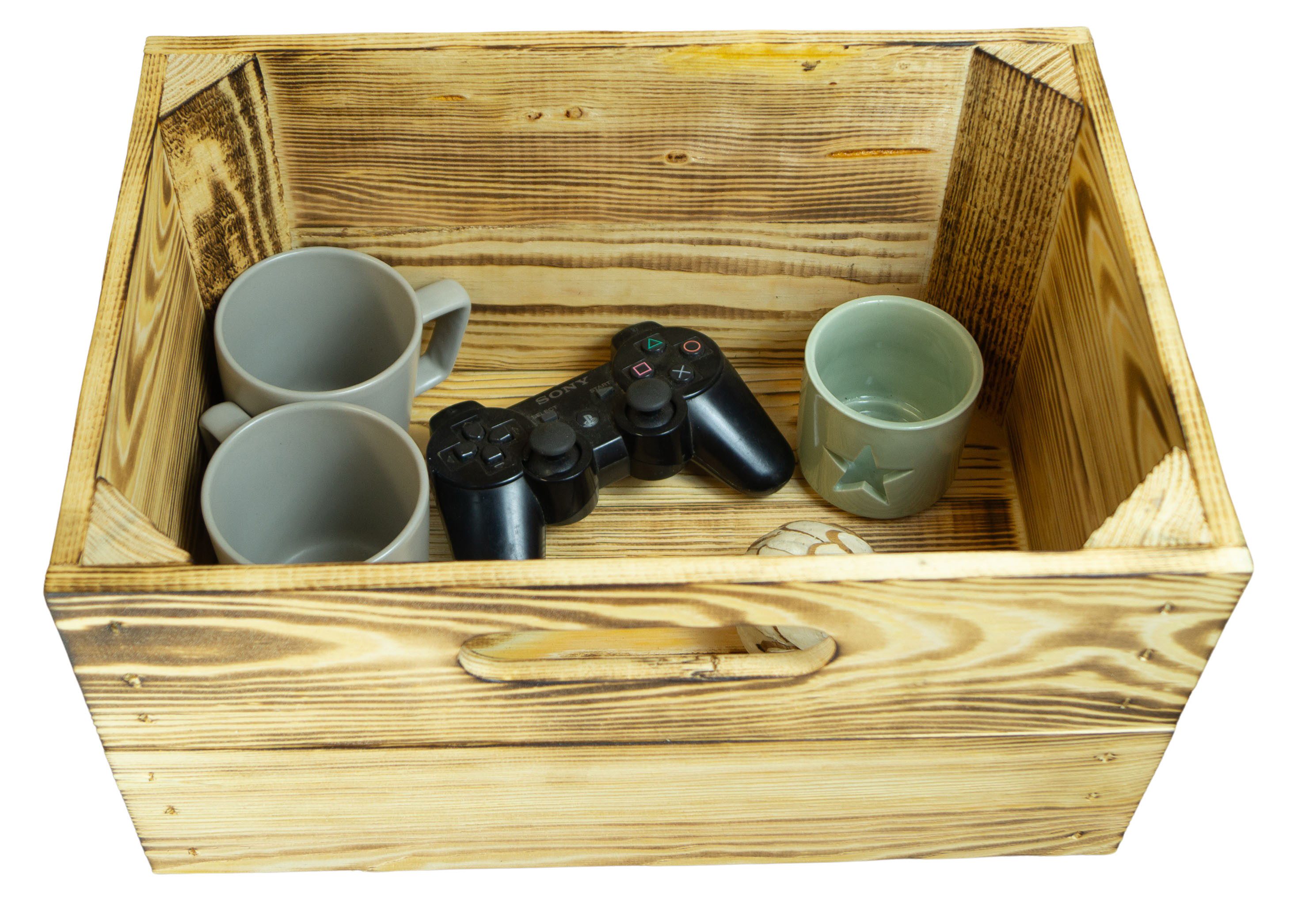 Kistenkolli Altes Land Allzweckkiste Holzkiste in geflammt kleine Einschubkiste Schublade passend für Billy (Spar-Set, 1er Set)