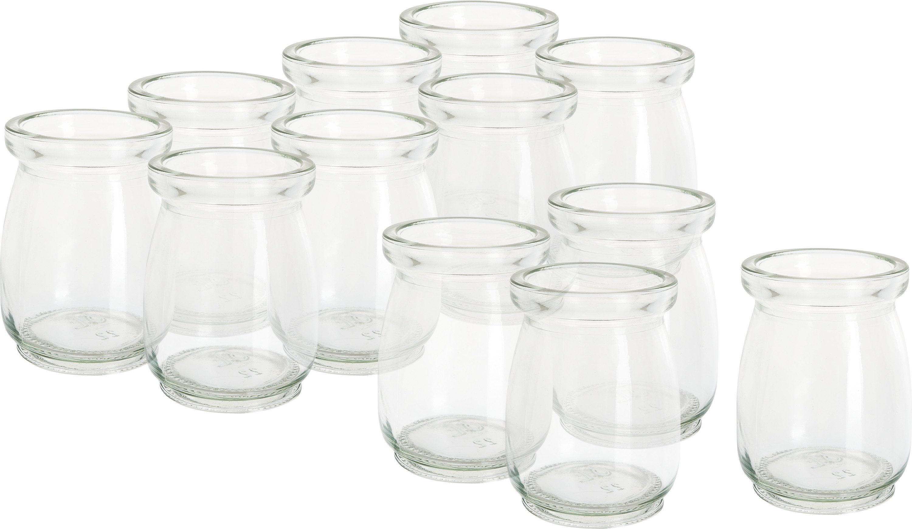 VBS XXL Dekovase Minivasen, 12 Stück, Füllmenge ca. 100 ml