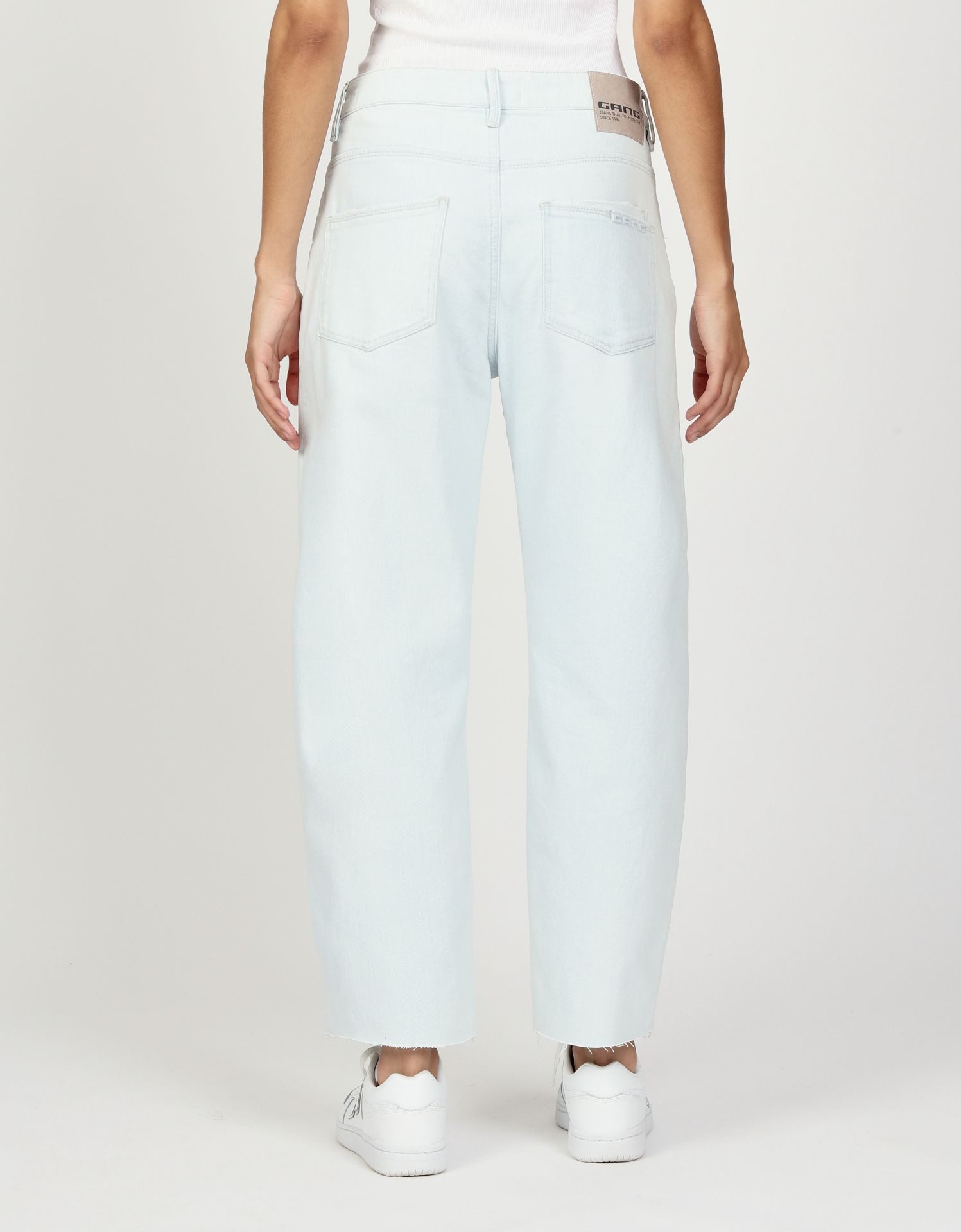 GANG 5-Pocket-Jeans O-Shape Fit - 94IDA - ice blue fringes günstig online kaufen