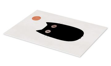 Posterlounge Forex-Bild KUBISTIKA, The Cat, Kinderzimmer Skandinavisch Grafikdesign