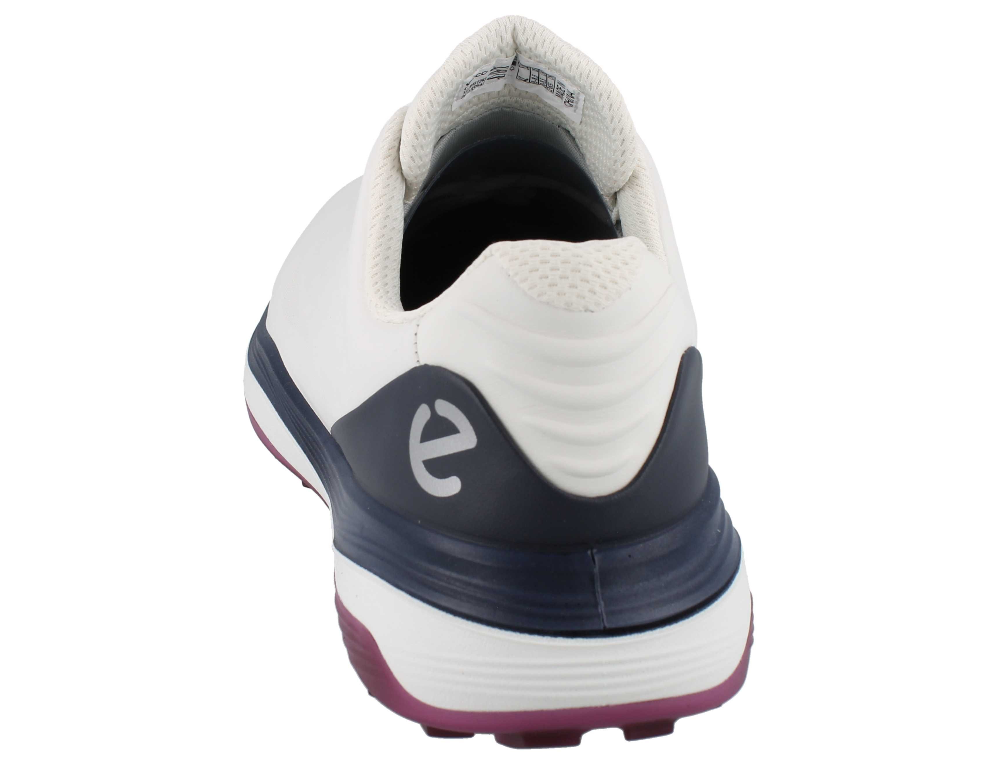 Ecco ECCO LT1 Herren Golfschuhe weiß marine Glattleder - Größe: 43 Outdoorschuh Wasserdicht