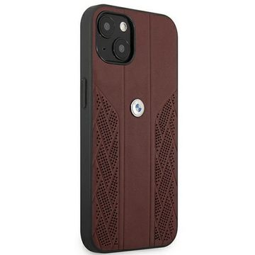 BMW Smartphone-Hülle BMW Curve Perforate Serie Apple iPhone 13 Mini Hard Case Cover Rot