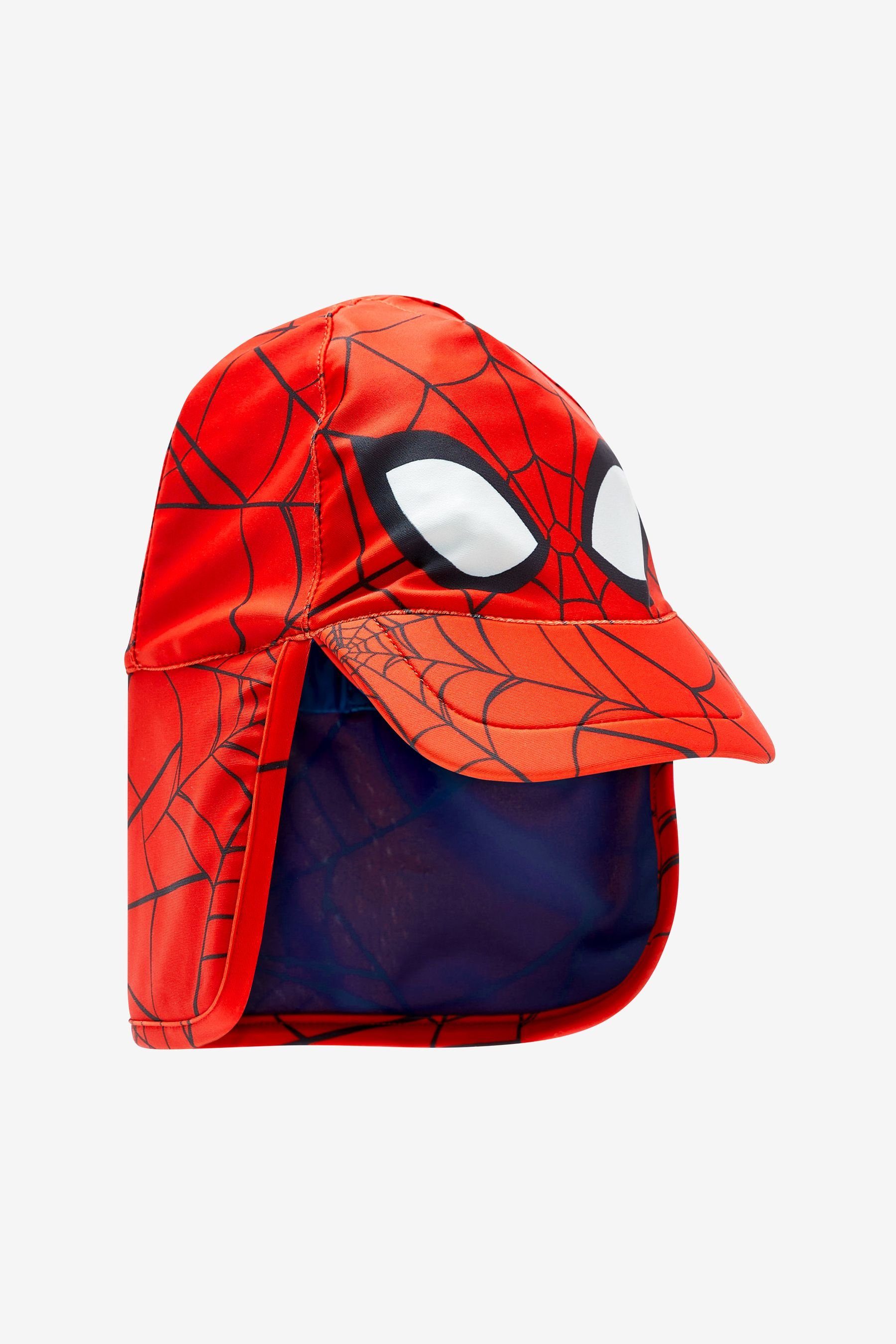 Red Spider-Man Legionärsmütze mit Next Legionär-Schwimmkappe Krokodilen (1-St)