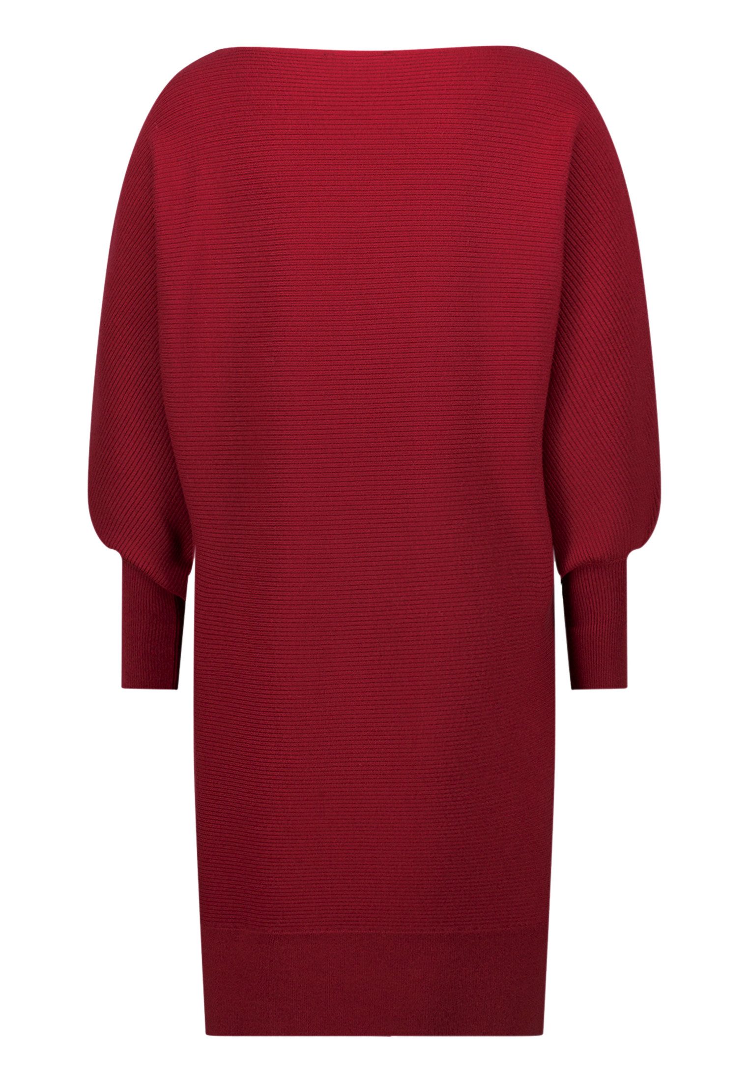 Zero Strickkleid Damen strukturiert U-Boot Ausschnitt Plain/ohne Details