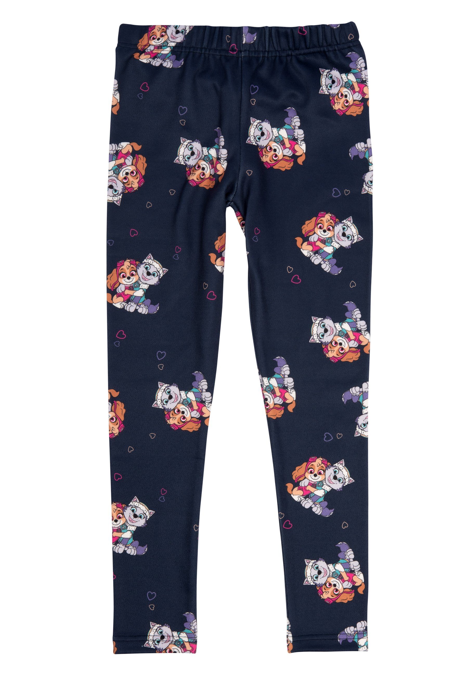 United Labels® Leggings Paw Patrol - Skye & Everest allover, gefüttert, Thermo