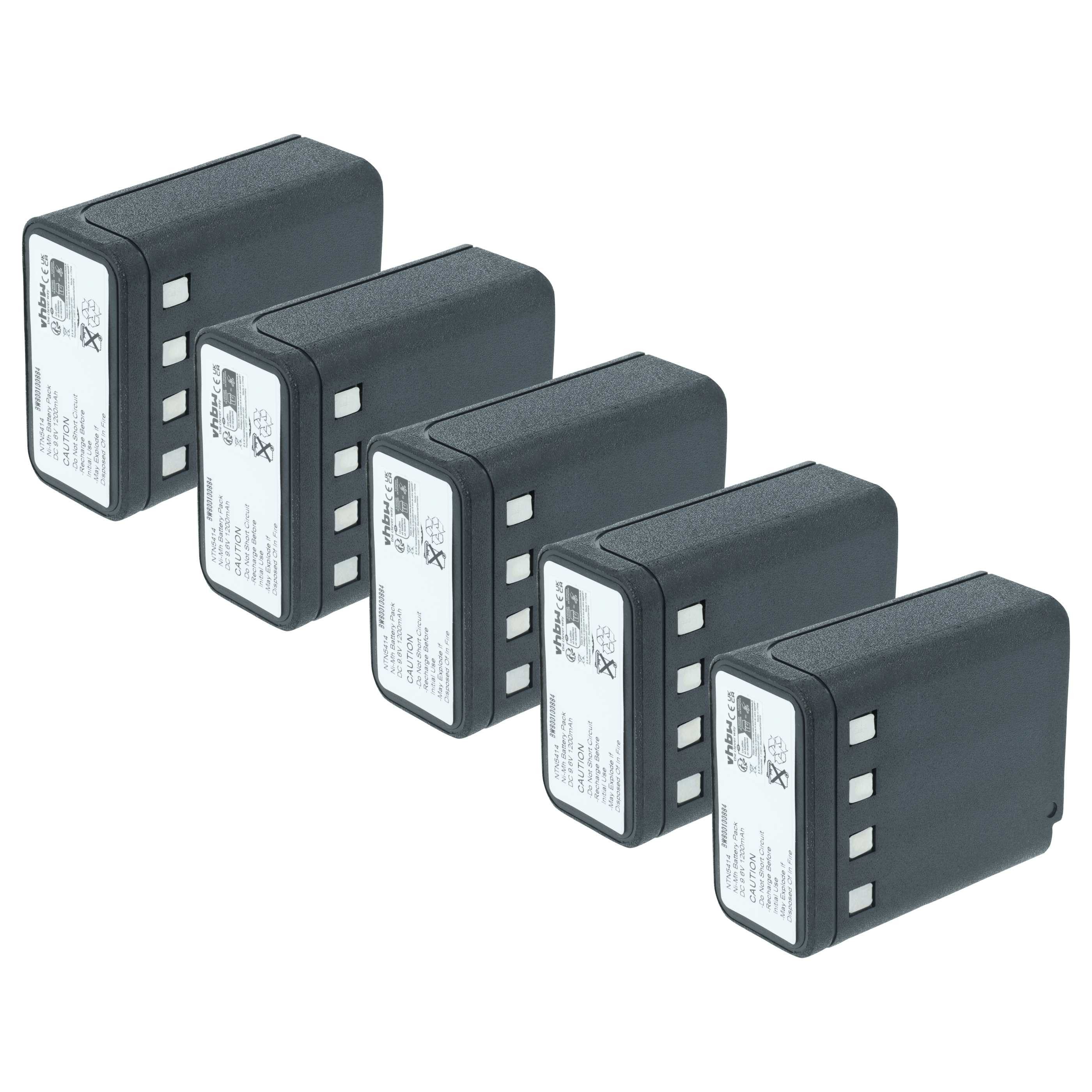 Akku passend für Motorola P210 Funkgerät (1200 mAh, 9,6 V, NiMH) Akku