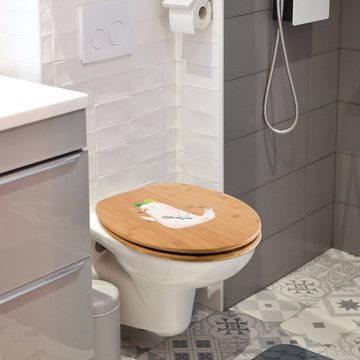 Mr. & Mrs. Panda WC-Sitz Robbe Sherlock - Transparent - Geschenk, Tiere, Toilettendeckel, Klod (1-St), Freudige Designs