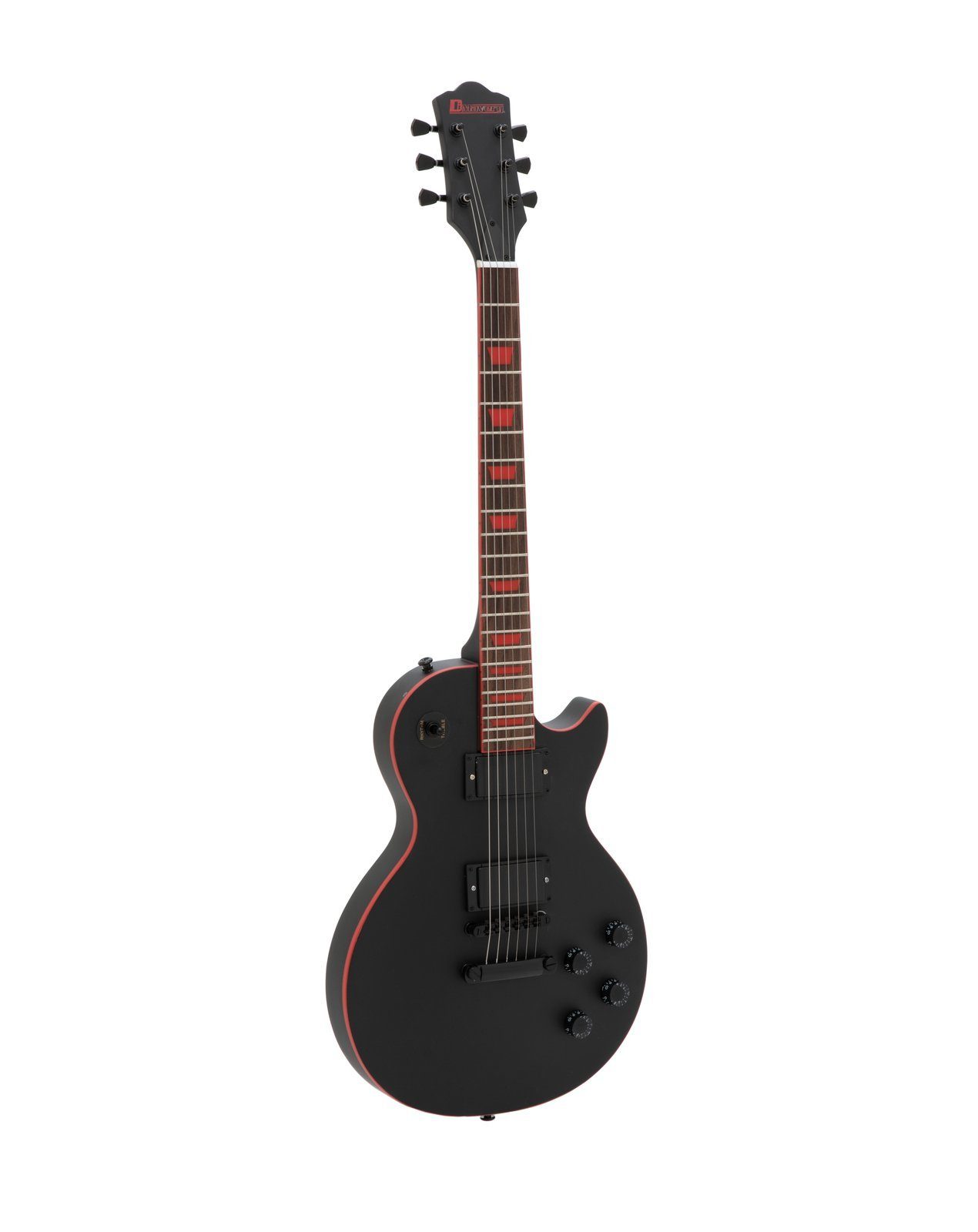 E-Gitarre LP-800, matt schwarz