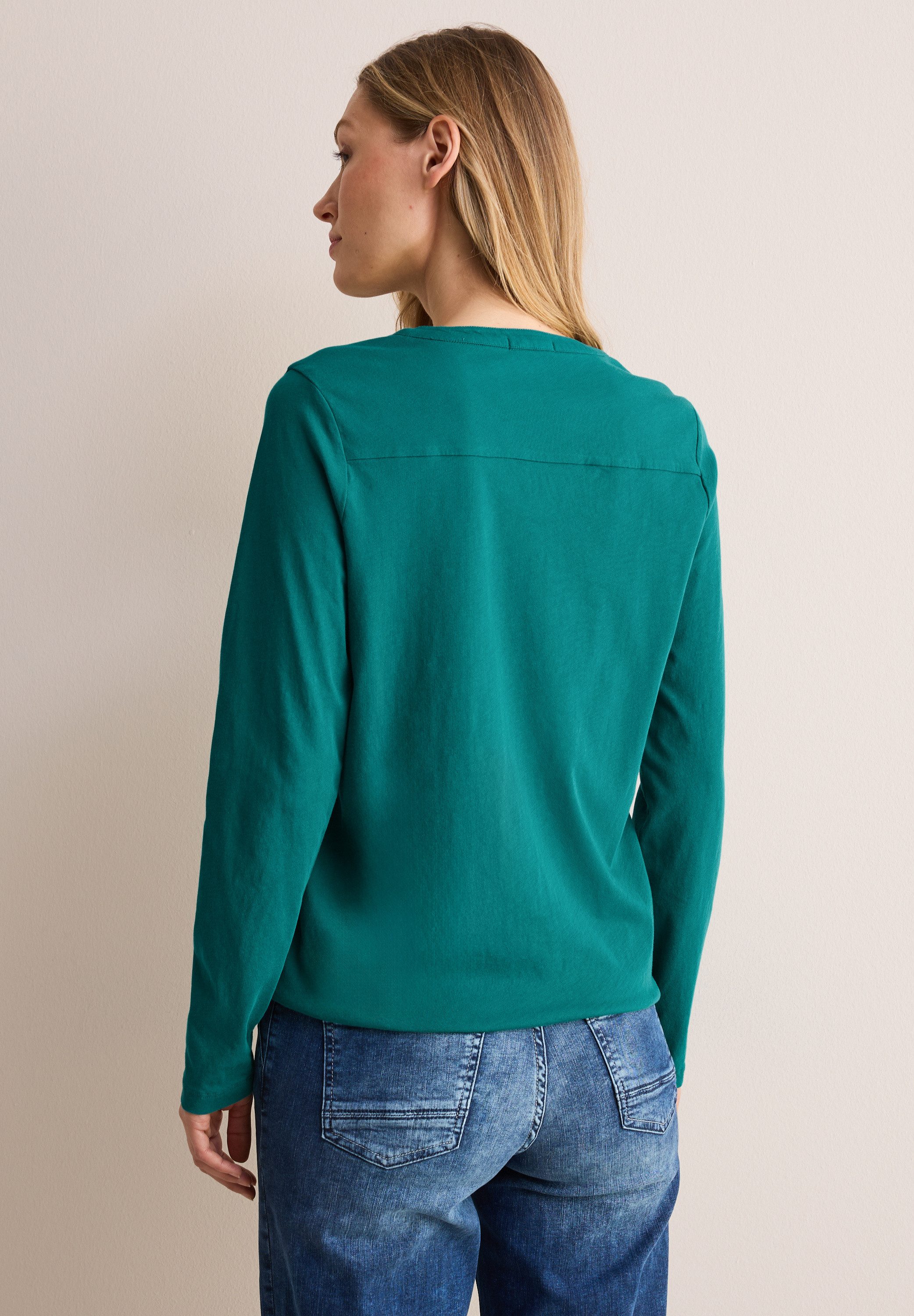 Cecil Langarmshirt, aus reiner Baumwolle günstig online kaufen