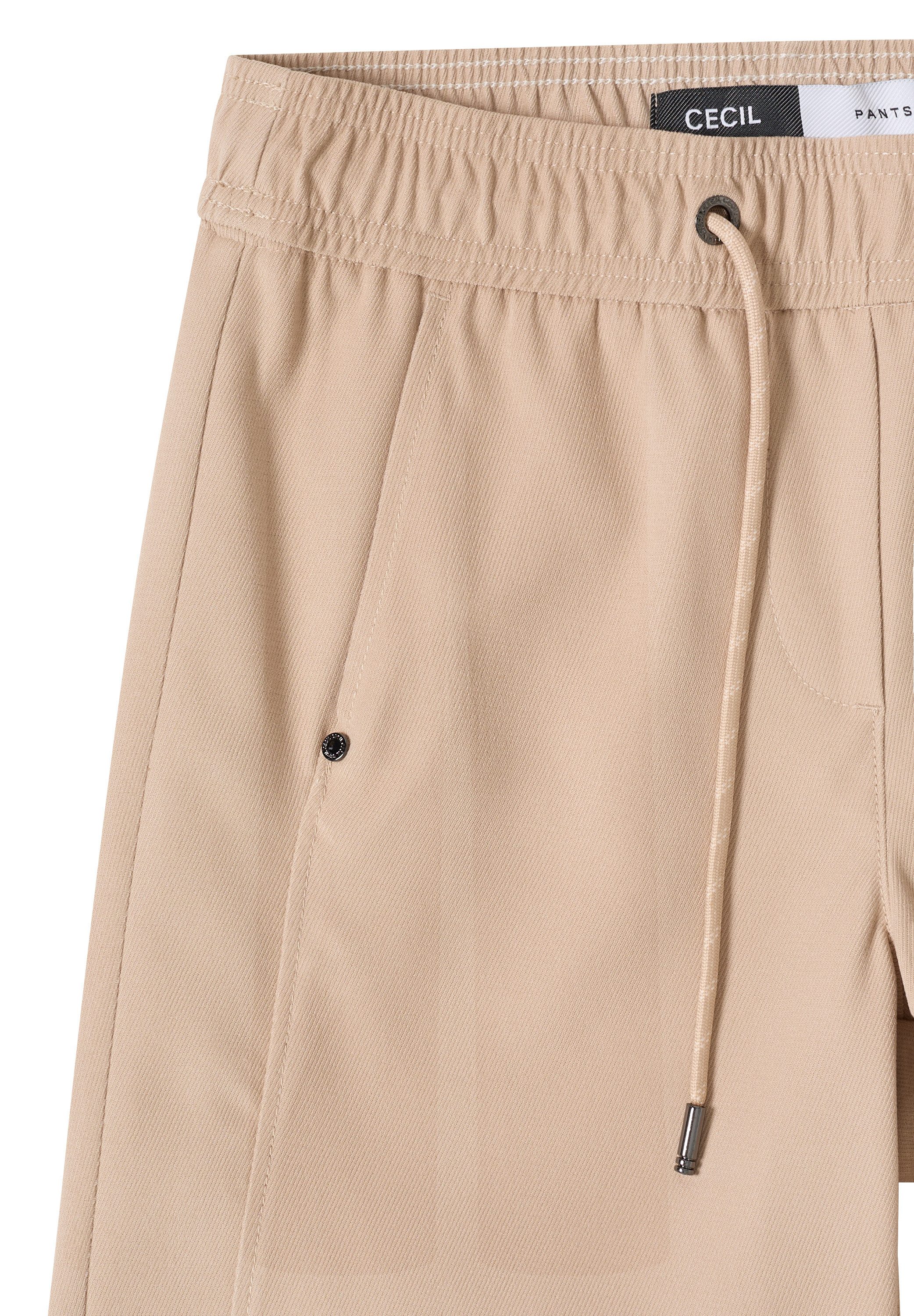 CECIL Schlupfhose Wide Leg Twill Hose