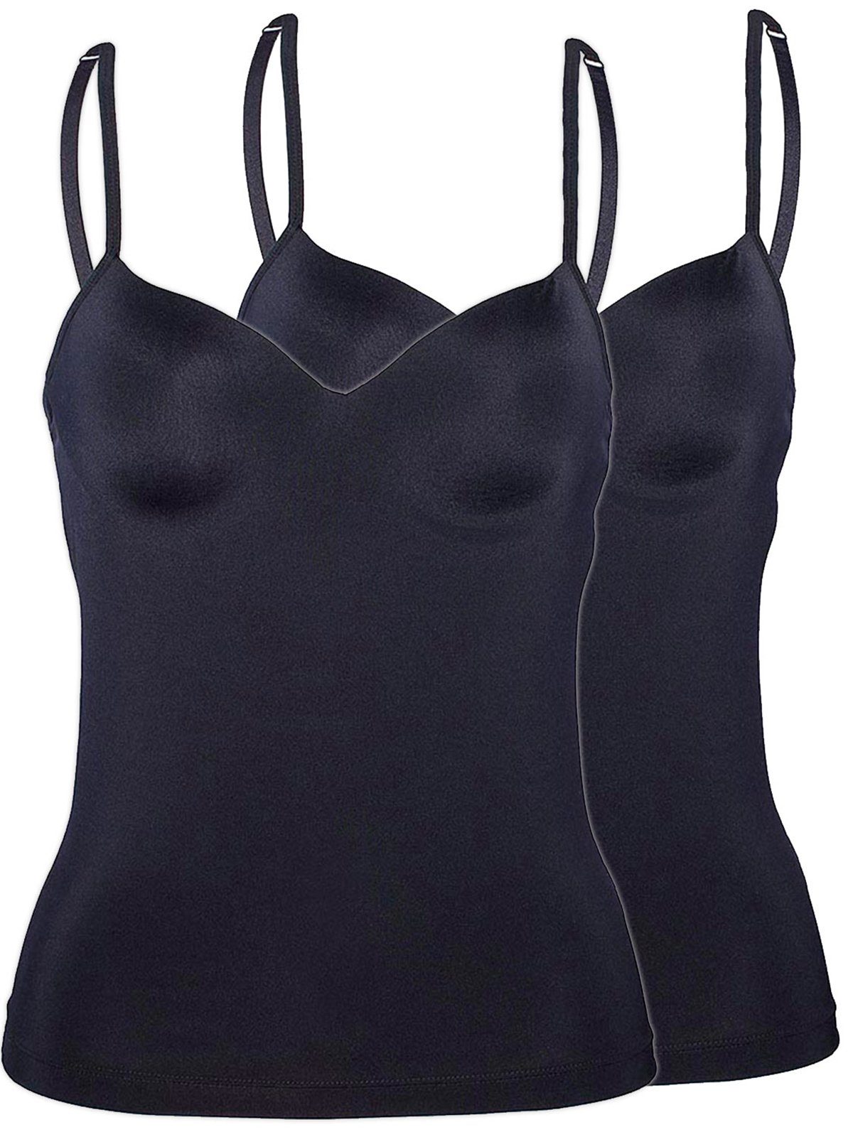 Sassa BH-Hemd 2er Sparpack BH-Hemdchen mit Bügel CLASSIC MICRO (Spar-Set, 2-tlg) extra flache Nähte