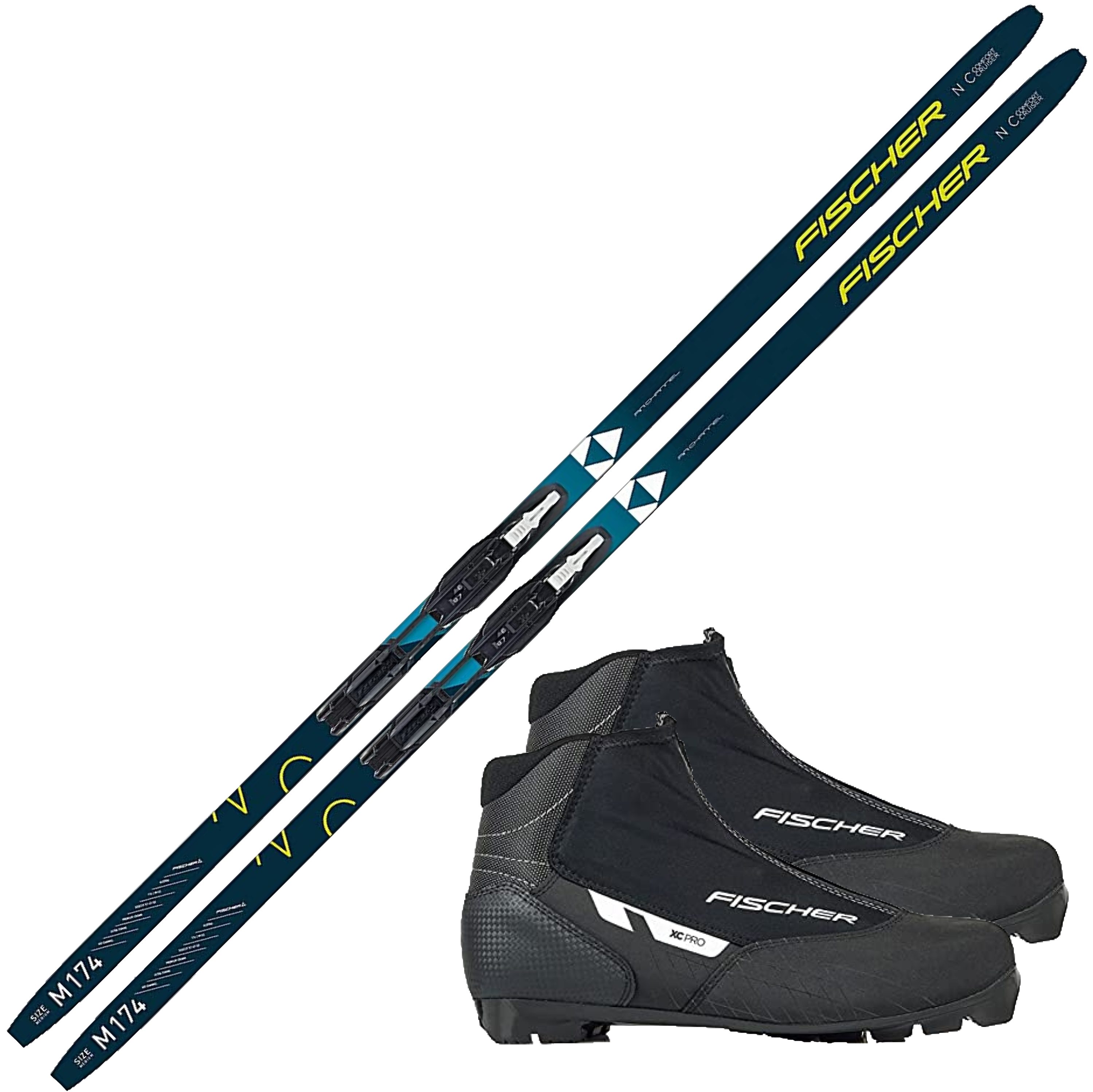 Fischer Sports Langlaufski Langlaufski-Set Fischer: Ski + Bindung + Schuh, Langlaufski inkl. Bindung und Langlaufschuhe