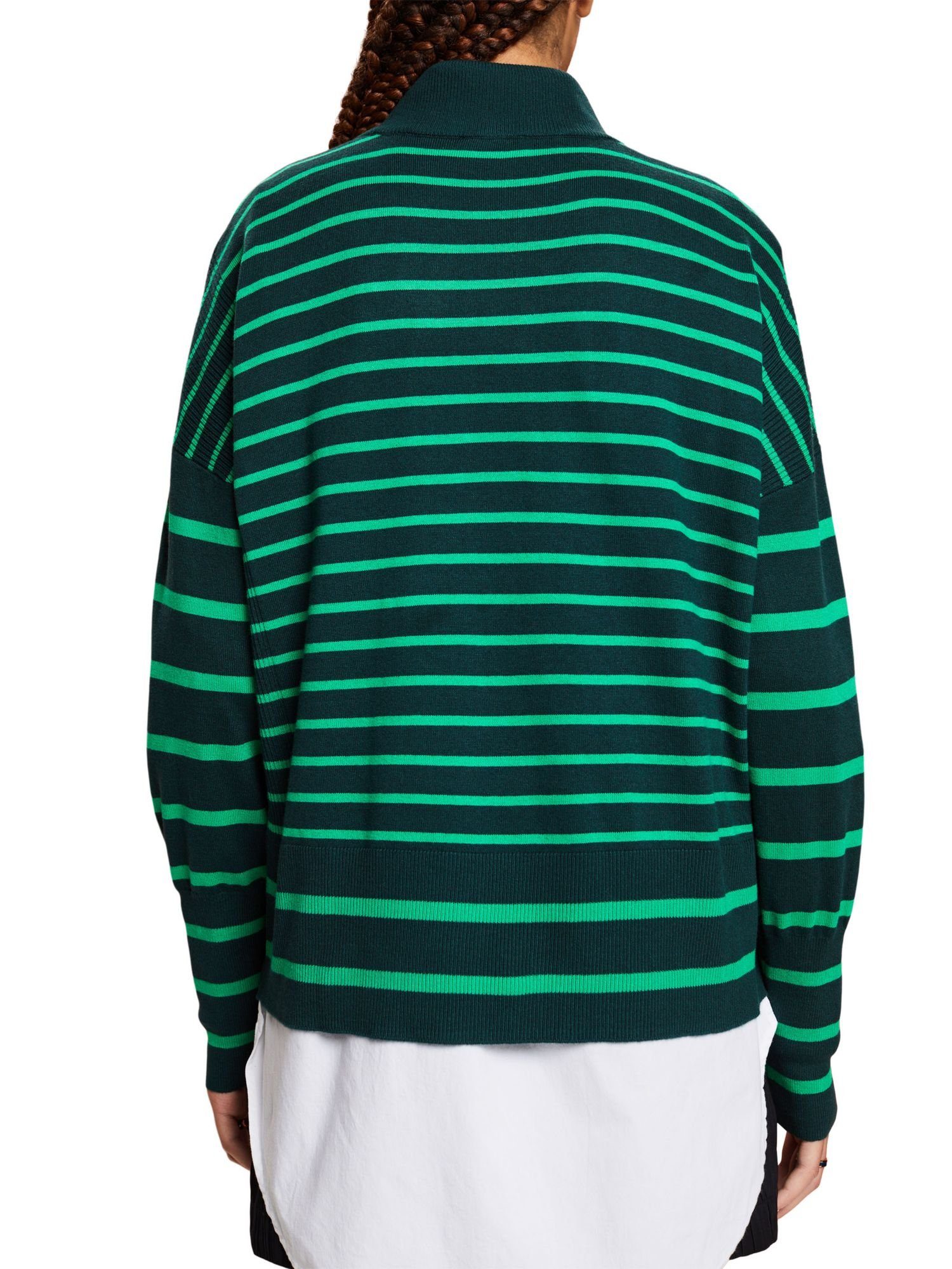 Esprit Stehkragenpullover Pullover mit Stehkragen EMERALD GREEN