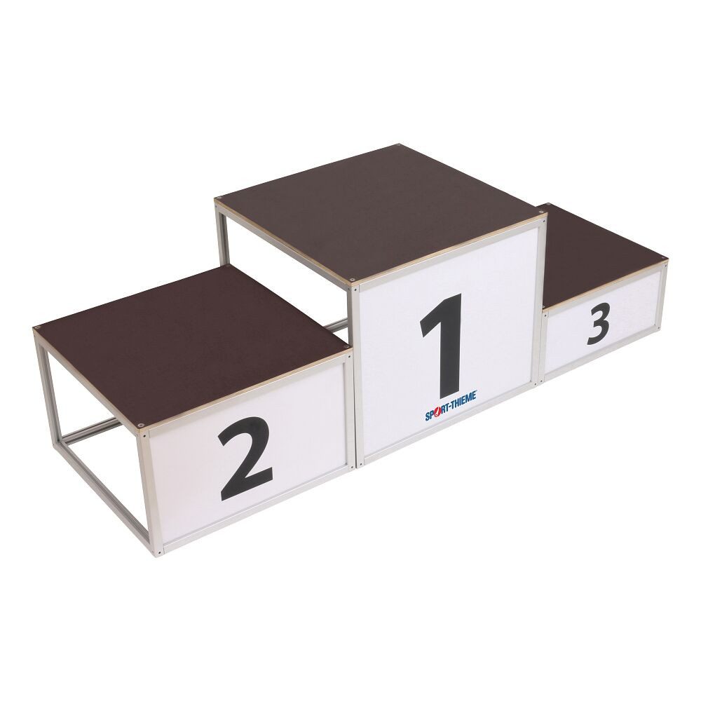 Sport-Thieme Siegerpodest Siegerpodest, Platzsparend ineinander stapelbar