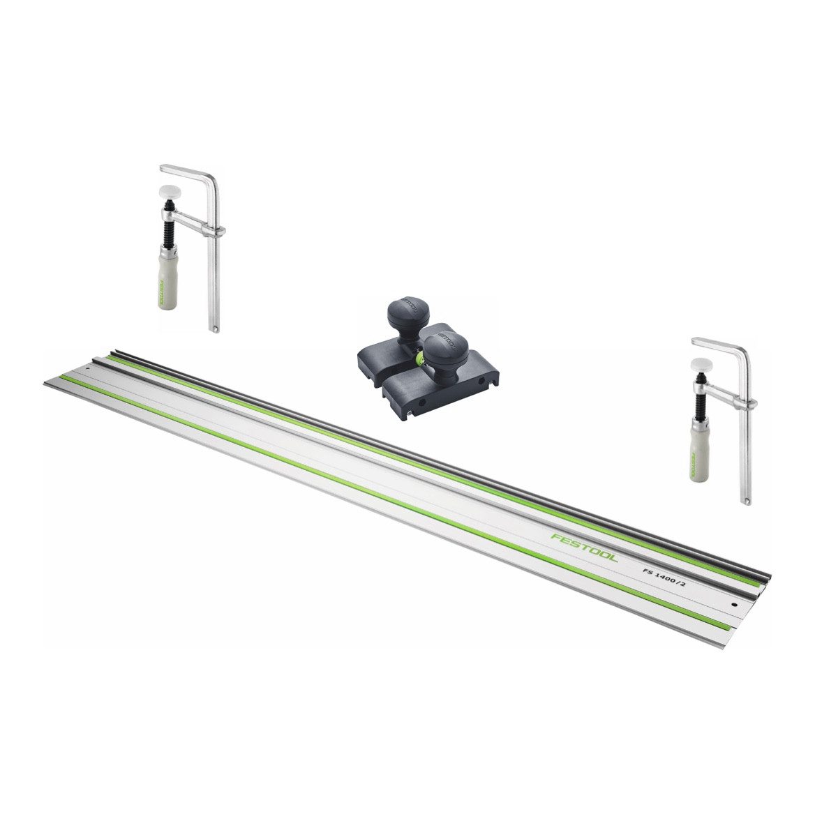 FESTOOL Sägestation FS 1400/2 Führungsschiene 1400 mm (491498) + 2x FSZ 120