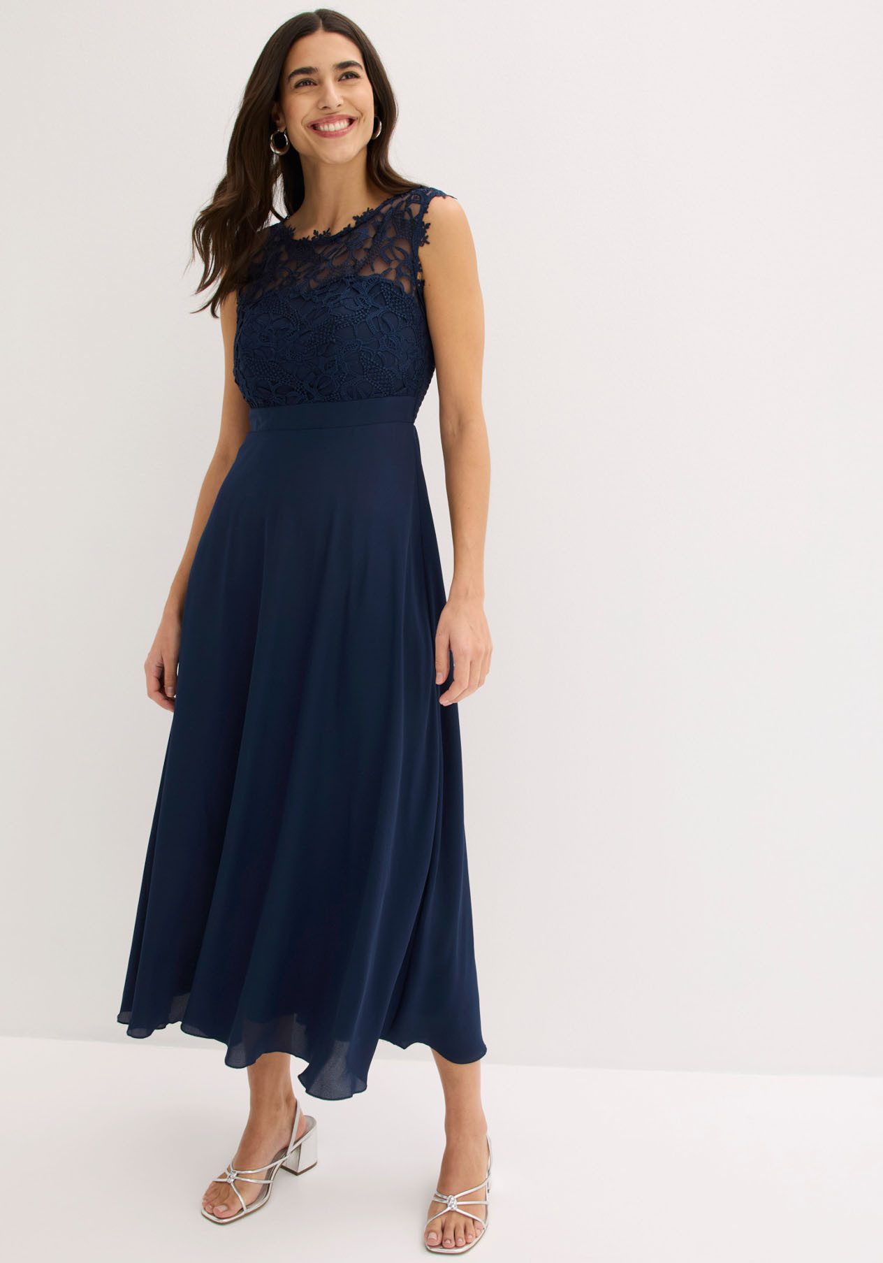 bonprix Maxikleid für festliche Anlässe, vollständig gefüttert, taillierte Passform