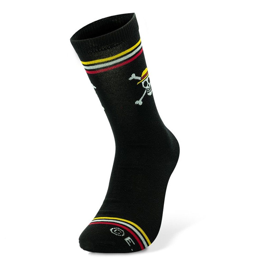 Socken Strohhutbande Skull Socken schwarz (One Size) - One Piece