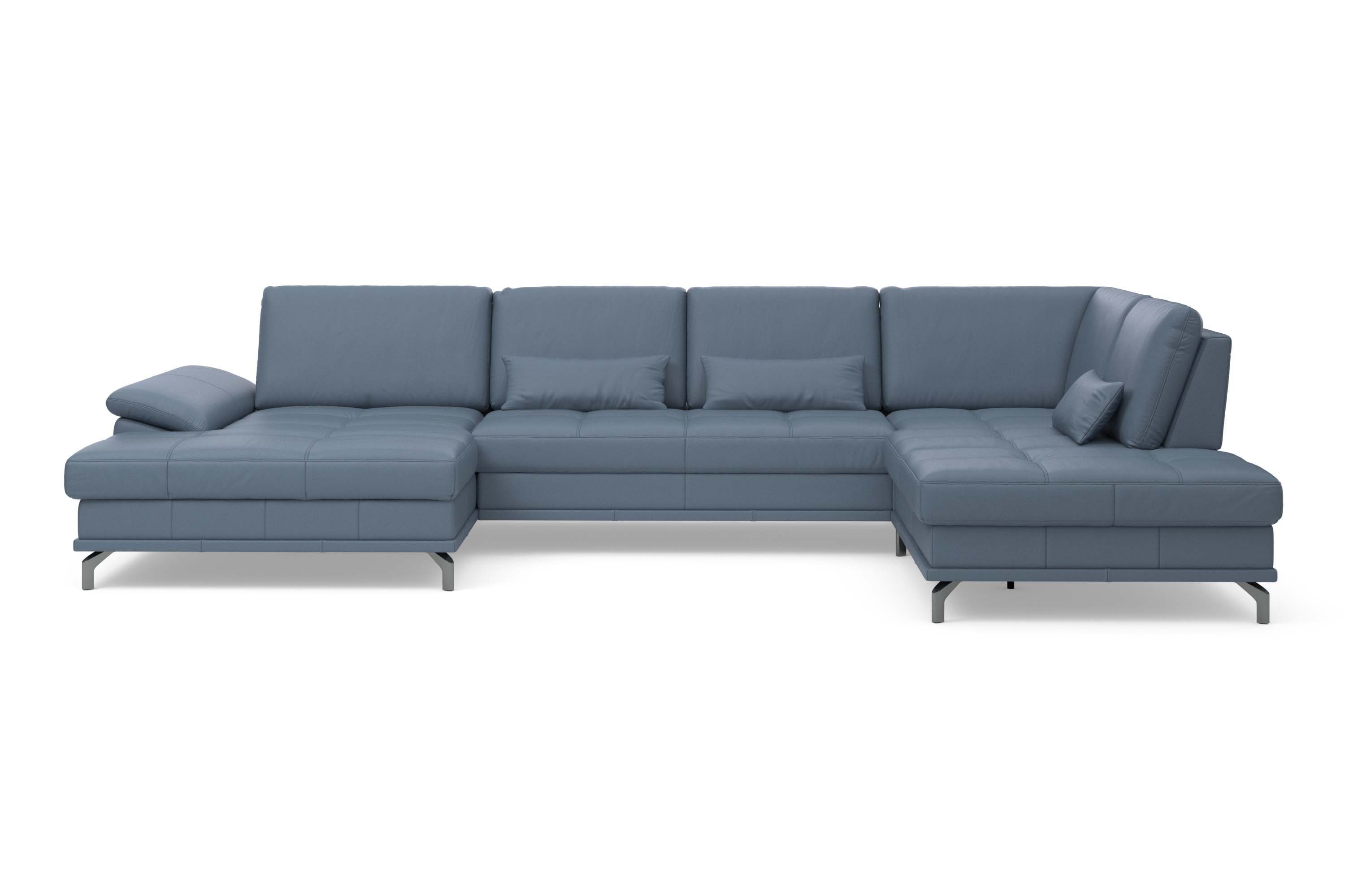 Places of Style Wohnlandschaft "Costello U-Form, mit Sitztiefenverstellung, günstig online kaufen