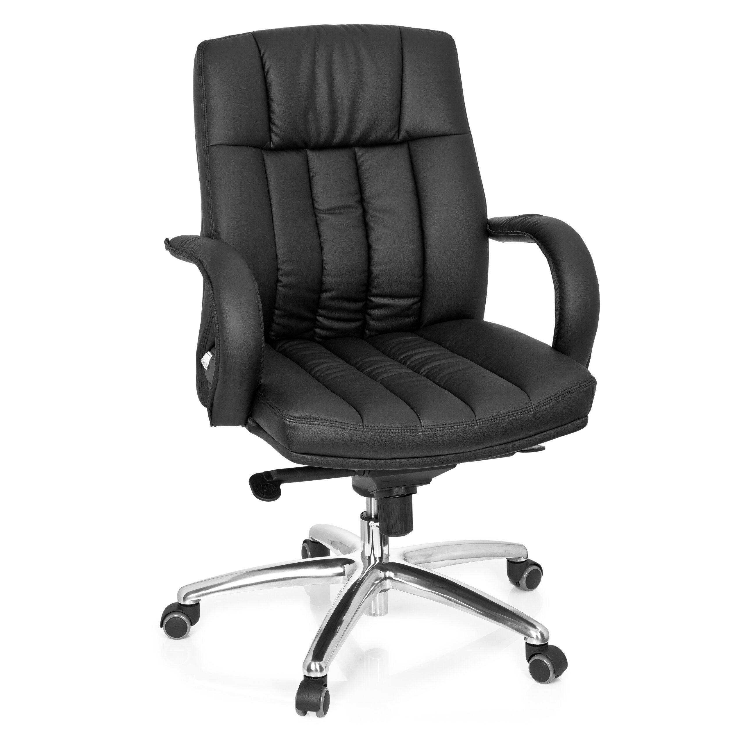 hjh OFFICE Drehstuhl XXL Drehstuhl Xxl G 100 Kunstleder mit Armlehnen (1 St), XXL Chefsessel Bürostuhl ergonomisch