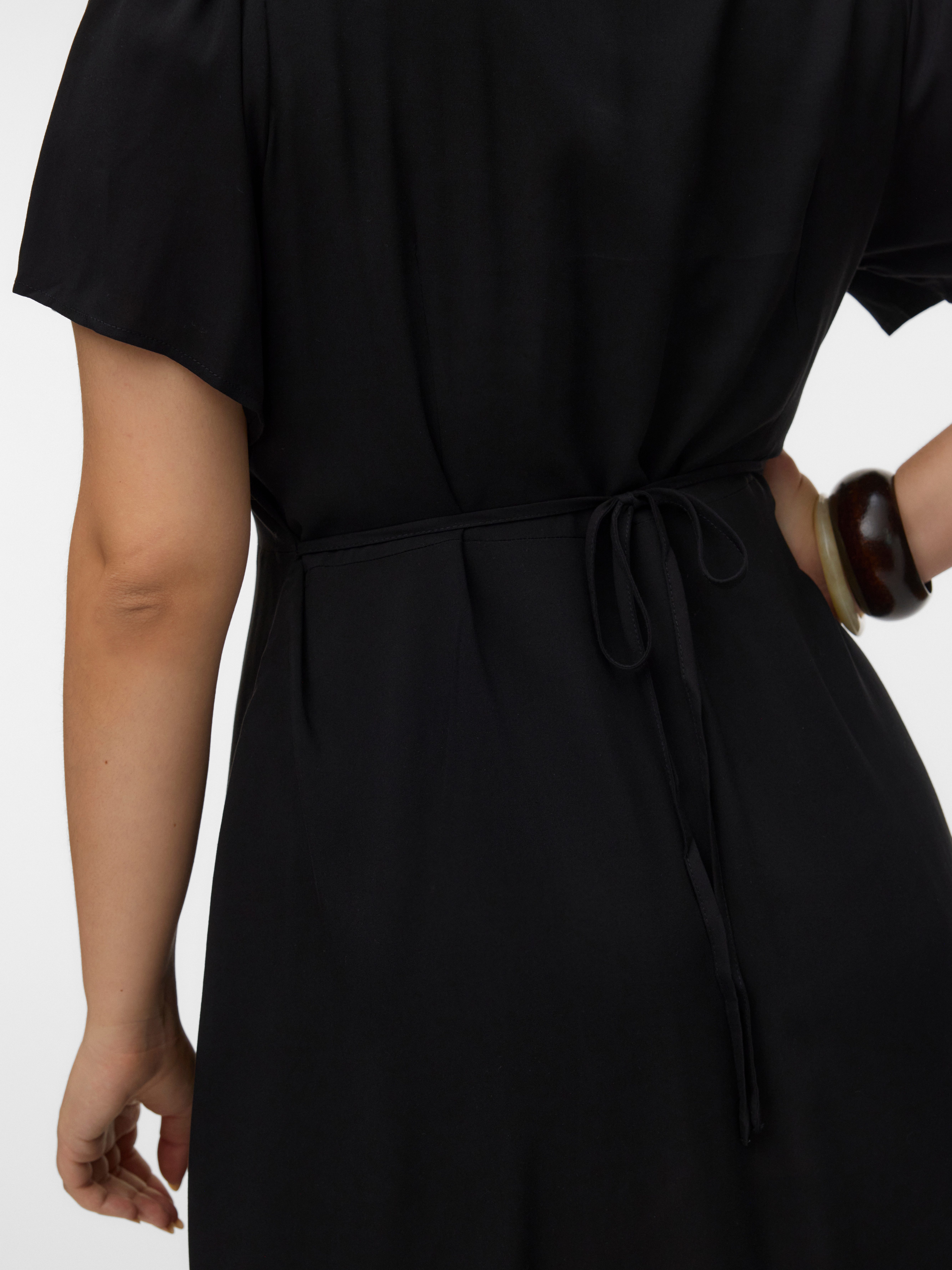 Vero Moda Curve Minikleid VMCALBA SS SHORT DRESS WVN NOOS CUR Viskose, regu günstig online kaufen