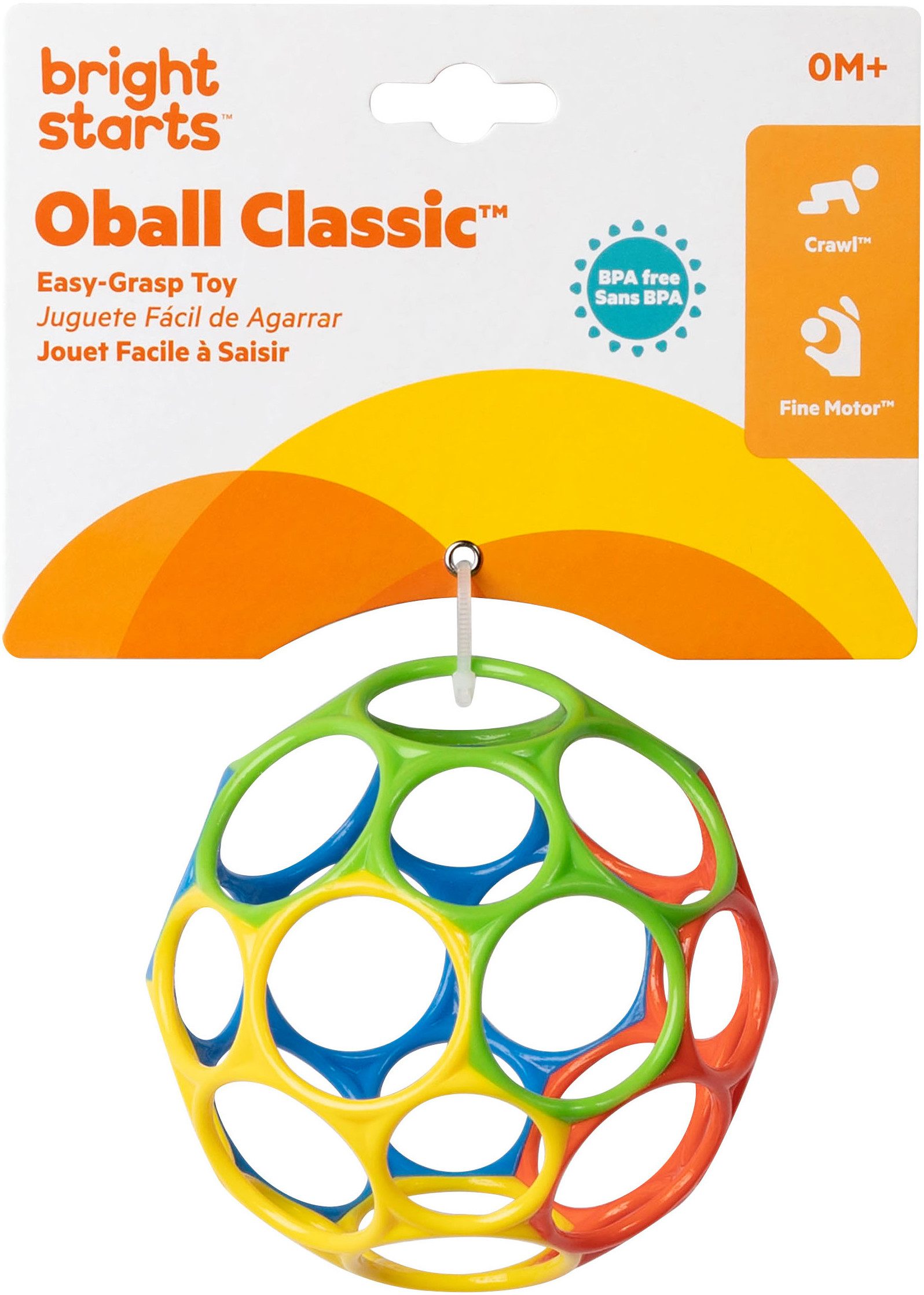 Bright Starts Greifspielzeug Oball Classic™ Easy-Grasp Toy - Rot/Blau/Grün/ günstig online kaufen