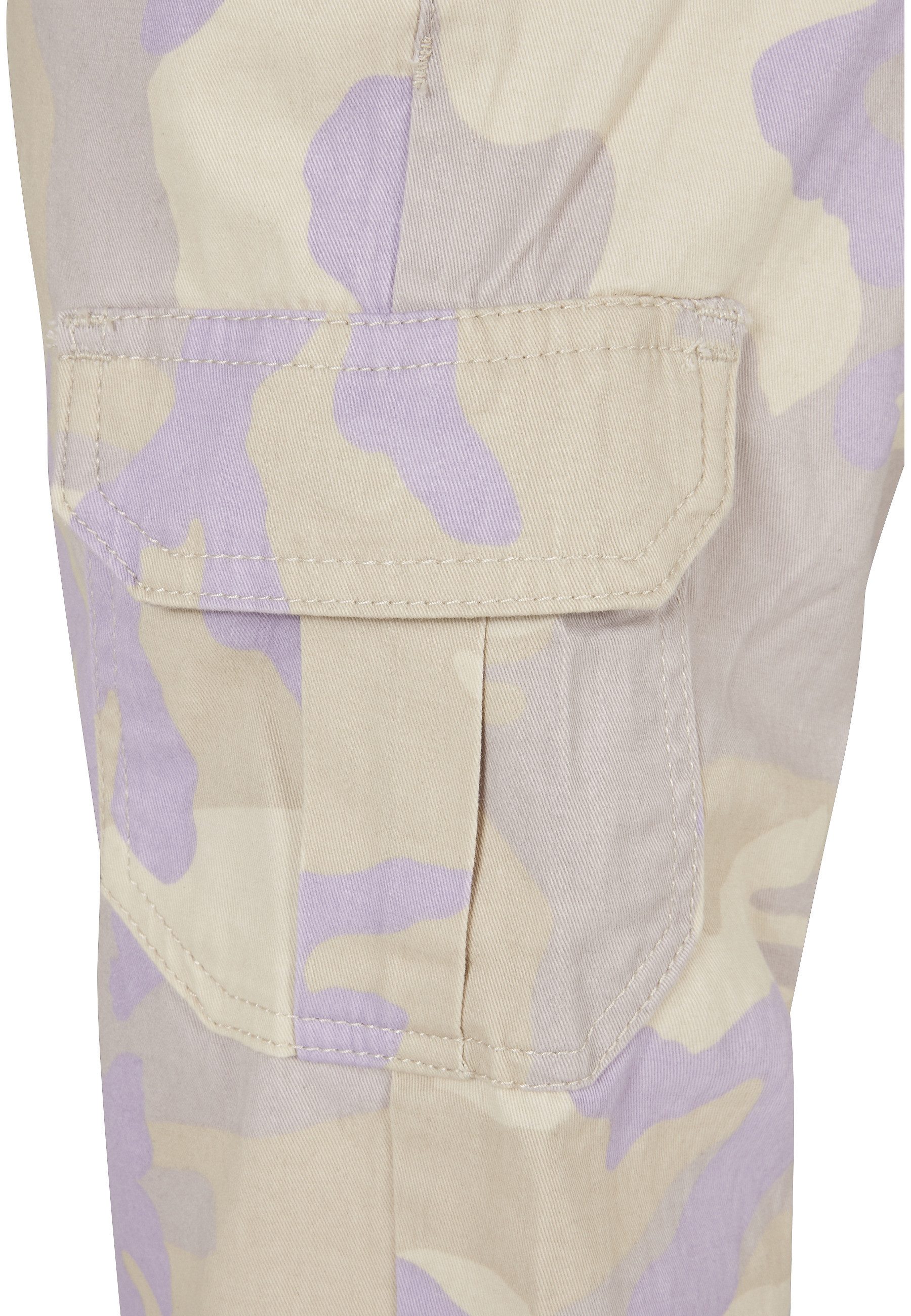 URBAN CLASSICS Cargohose Urban Classics Damen Ladies High Waist Camo Cargo Pants (1-tlg) – Bild 4 von 5