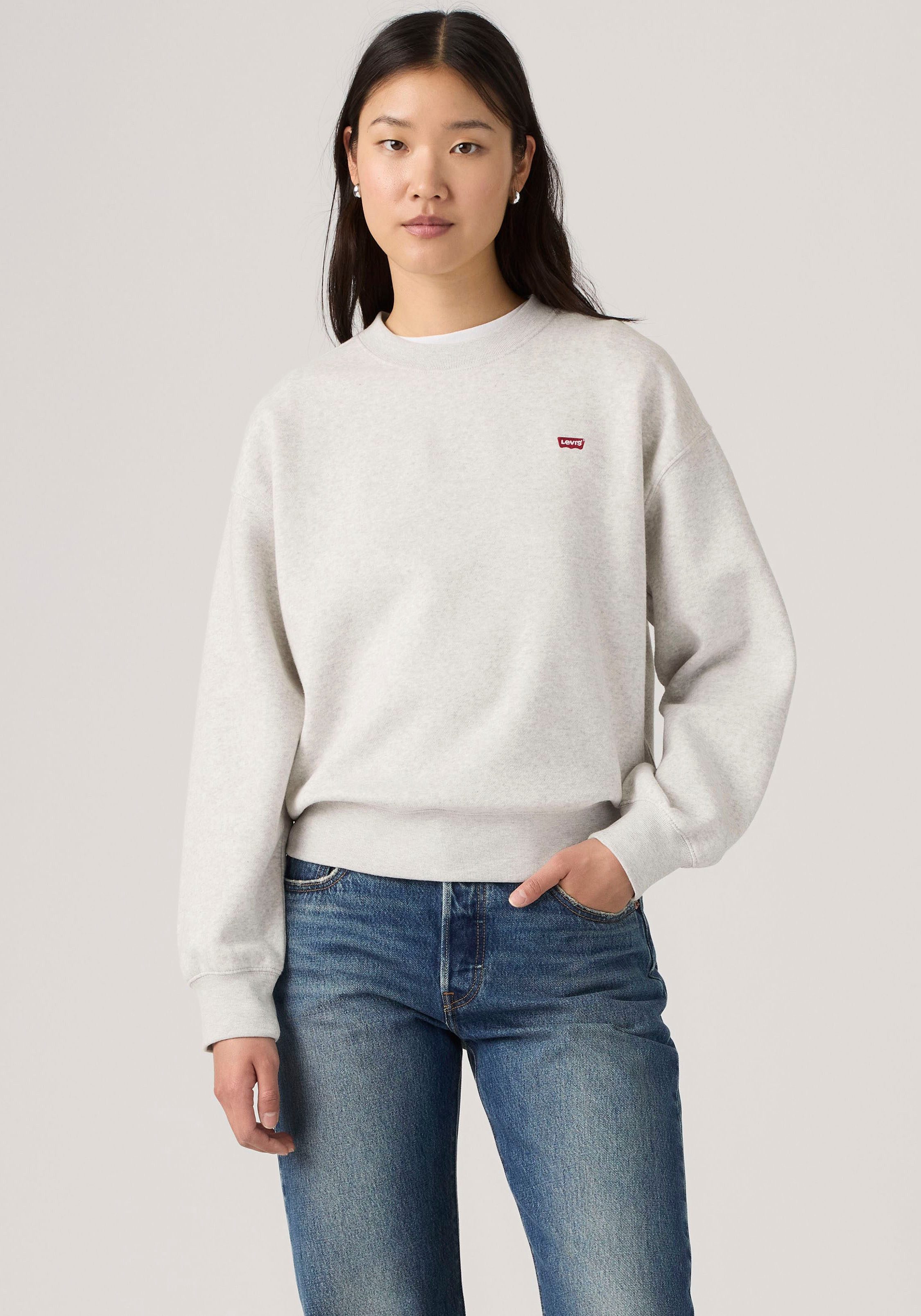 Levi's® Sweatshirt EVERYDAY CREW SWEATSHIRT mit kleinem Logo auf der Brust