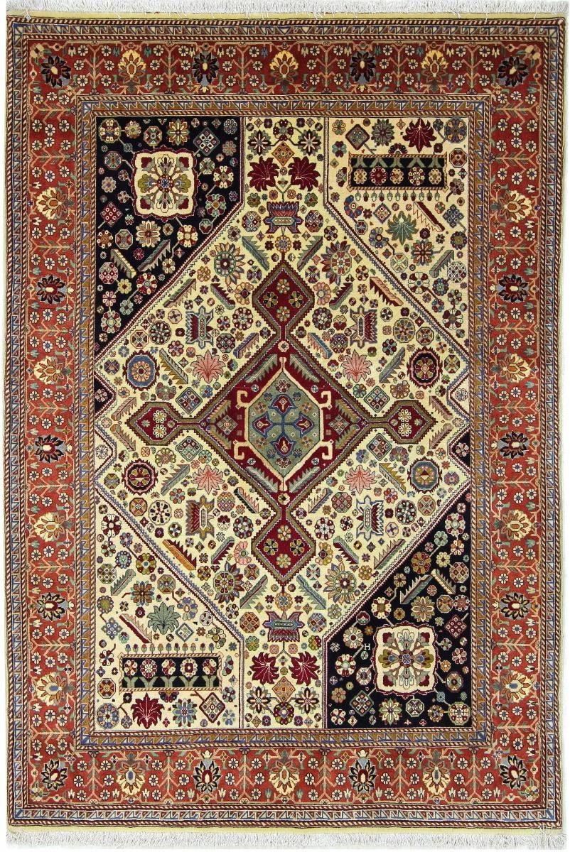 Orientteppich Ghashghai Sherkat 147x217 Handgeknüpfter Orientteppich, Nain Trading, rechteckig, Höhe: 12 mm
