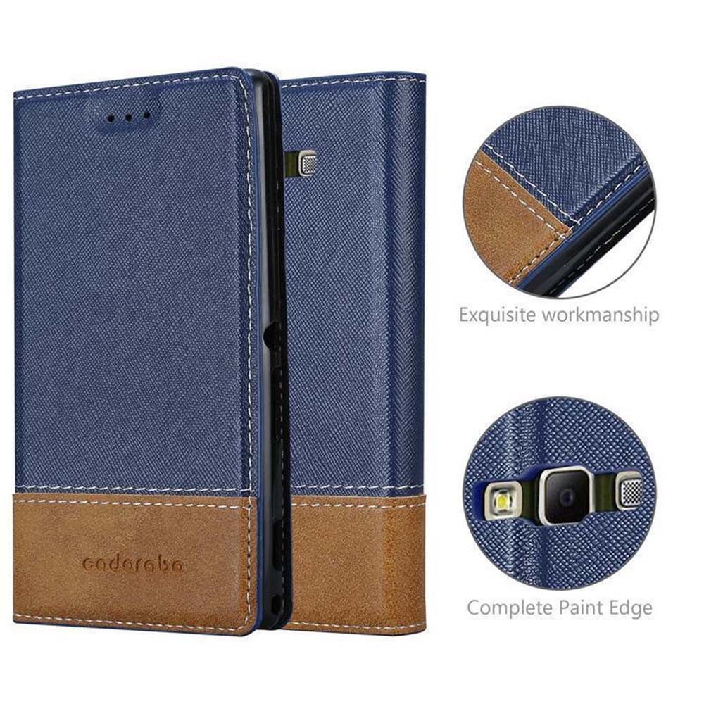 Cadorabo Handyhülle für Samsung Galaxy A7 2015 Hülle Samsung Galaxy A7 2015, Klappbare Handy Schutzhülle - Hülle - mit Standfunktion und Kartenfach