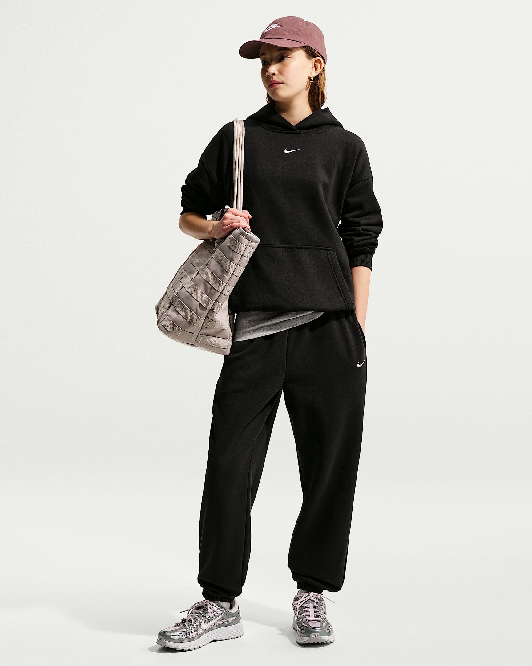 Nike Sportswear Jogginghose G NSW STUDIO FLC LOOSE PNT LBR für Mädchen und Jugendliche – Bild 5 von 5