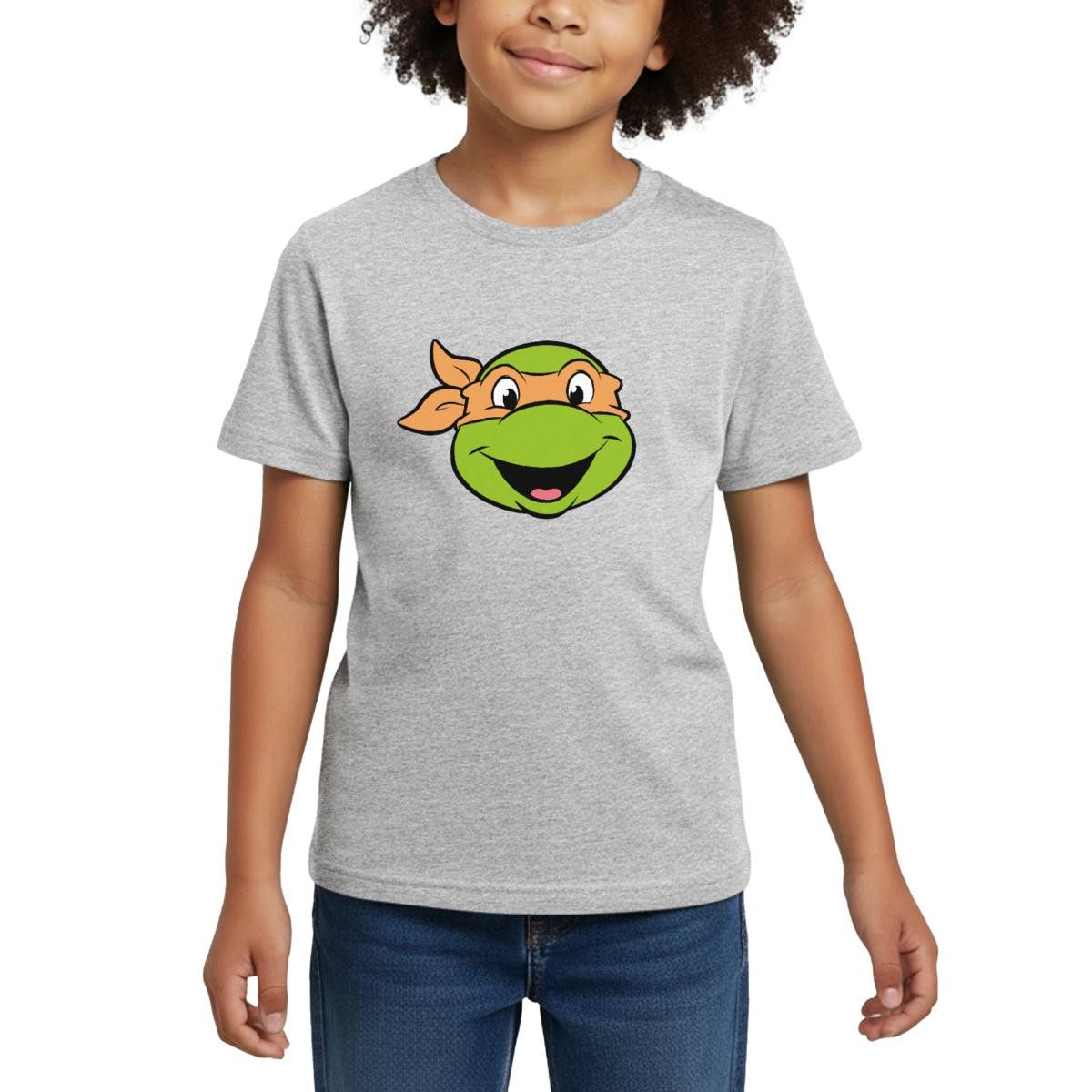 T-Shirt Teenage Mutant Ninja Turtles Michelangelo Kostüm Karneval Kinder T-Shi