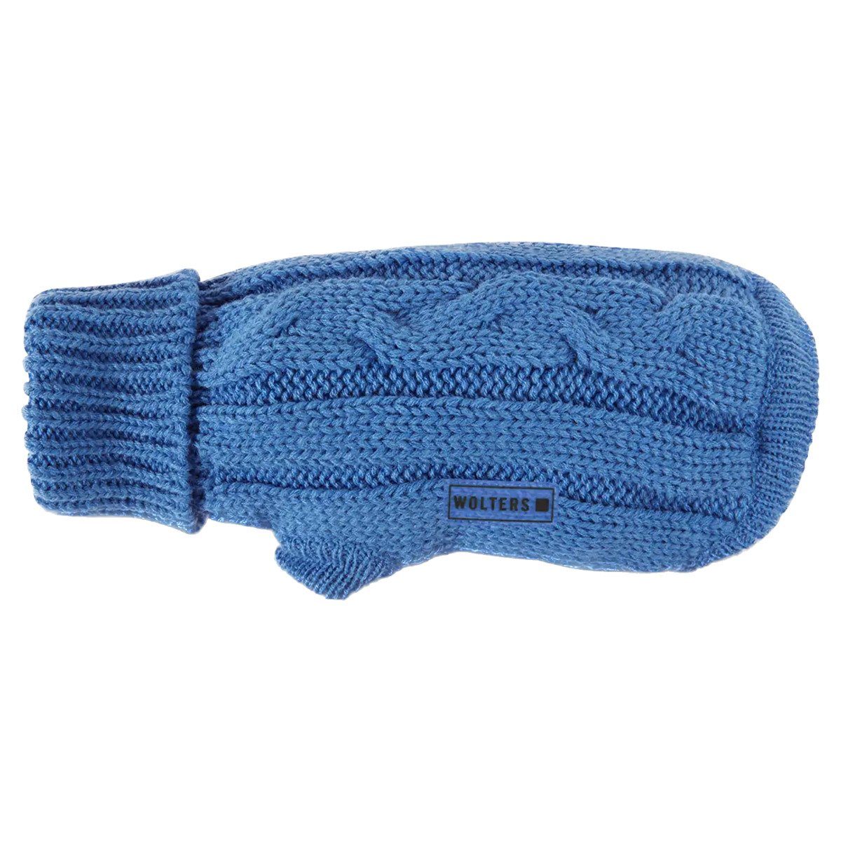 Wolters Hundepullover Zopf-Strickpullover riverside blue