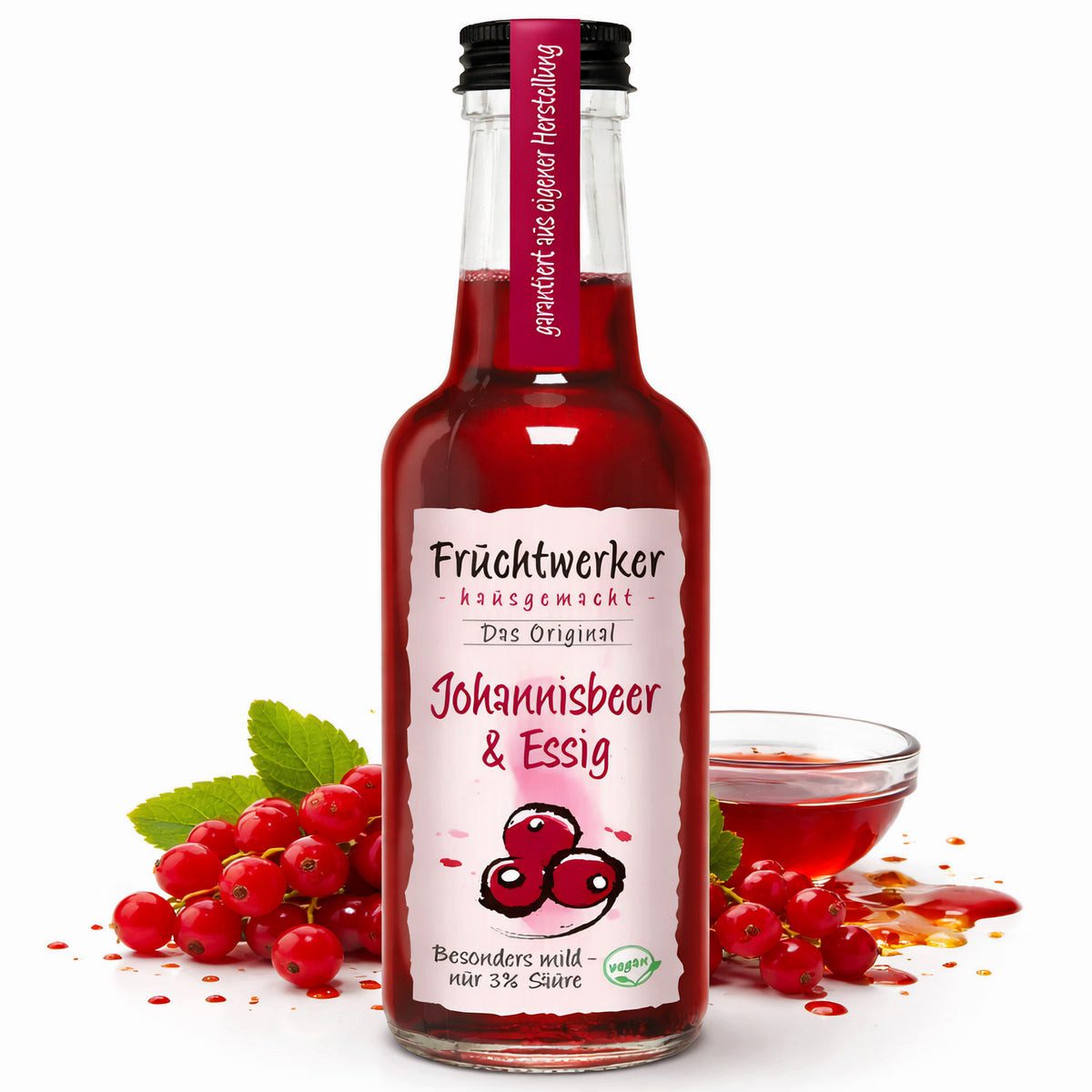 Fruchtwerker Essig Fruchtwerker Johannisbeer & Essig