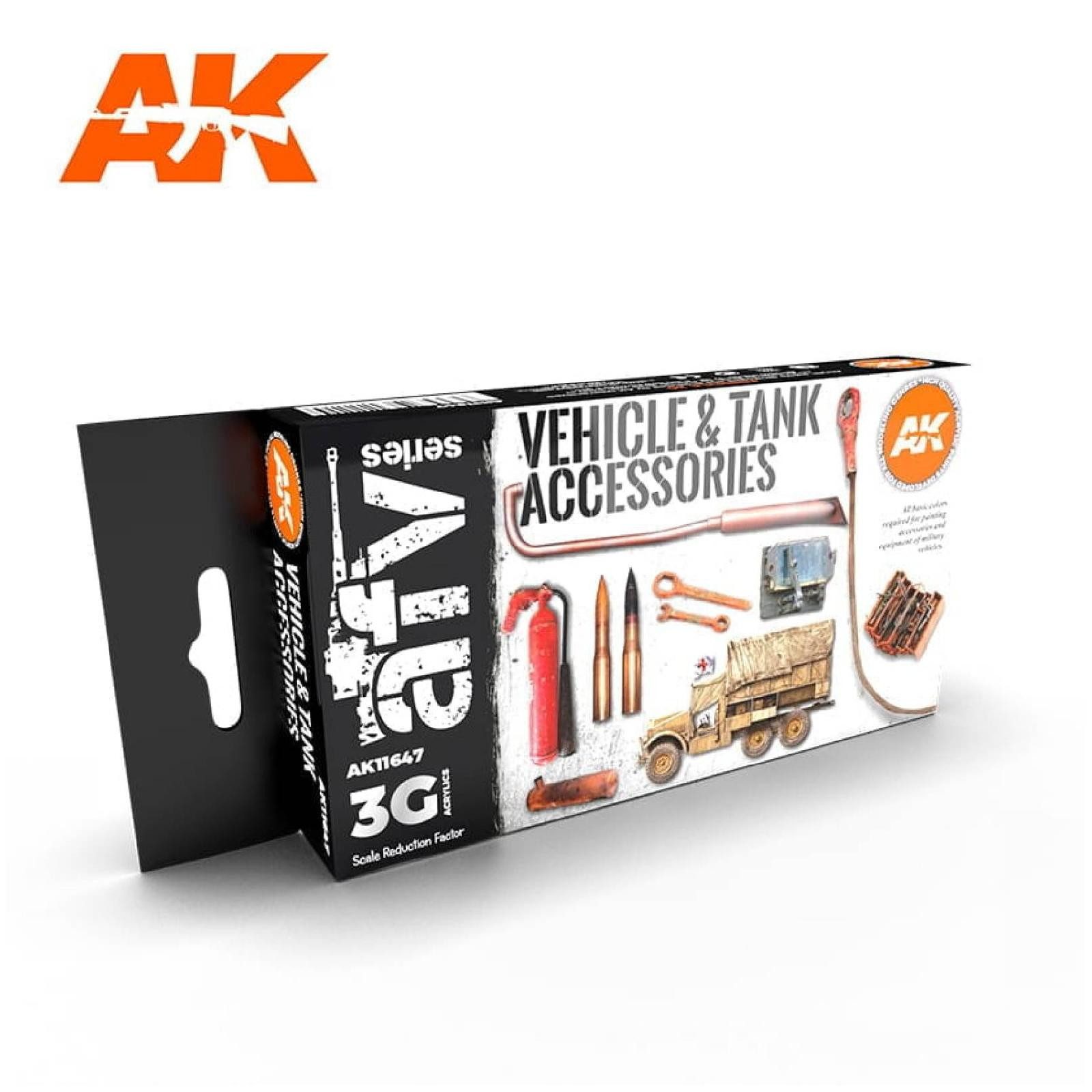 Modellbausatz Paint Set: VEHICLE AND TANK ACCESSORIES (6x17ml)